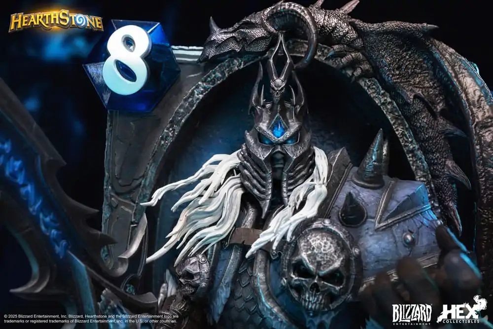 Hearthstone 3D Art Frame Socha The Lich King 31 cm fotografii produktu