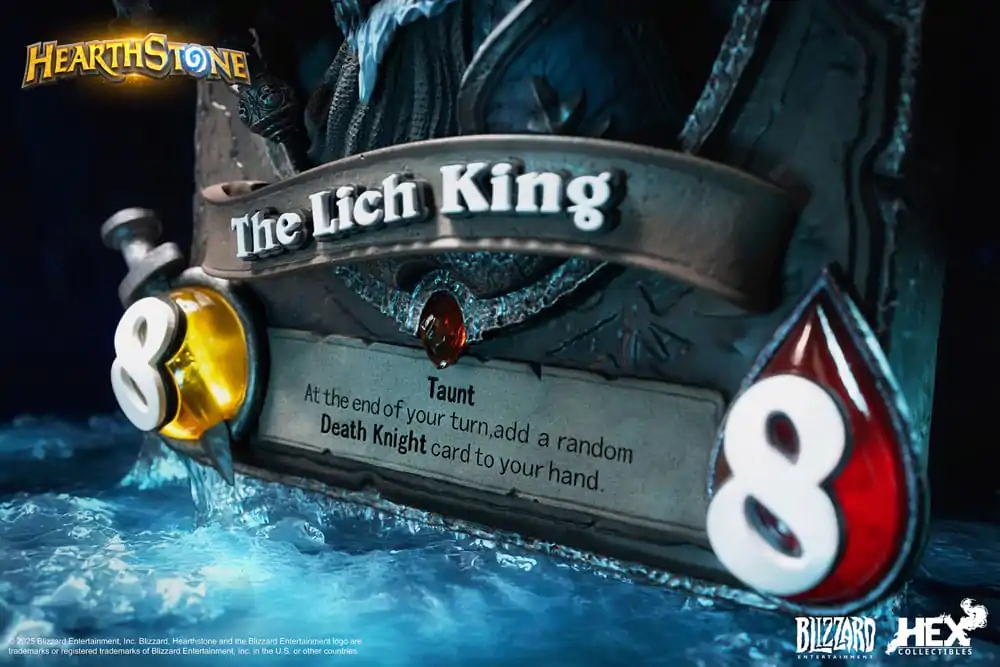 Hearthstone 3D Art Frame Socha The Lich King 31 cm fotografii produktu