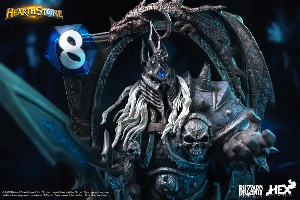 Hearthstone 3D Art Frame Socha The Lich King 31 cm fotografii produktu