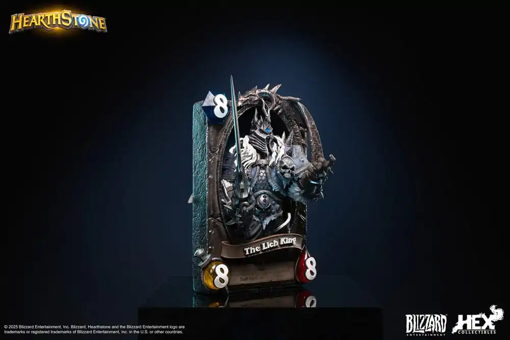 Hearthstone 3D Art Frame Socha The Lich King 31 cm fotografii produktu