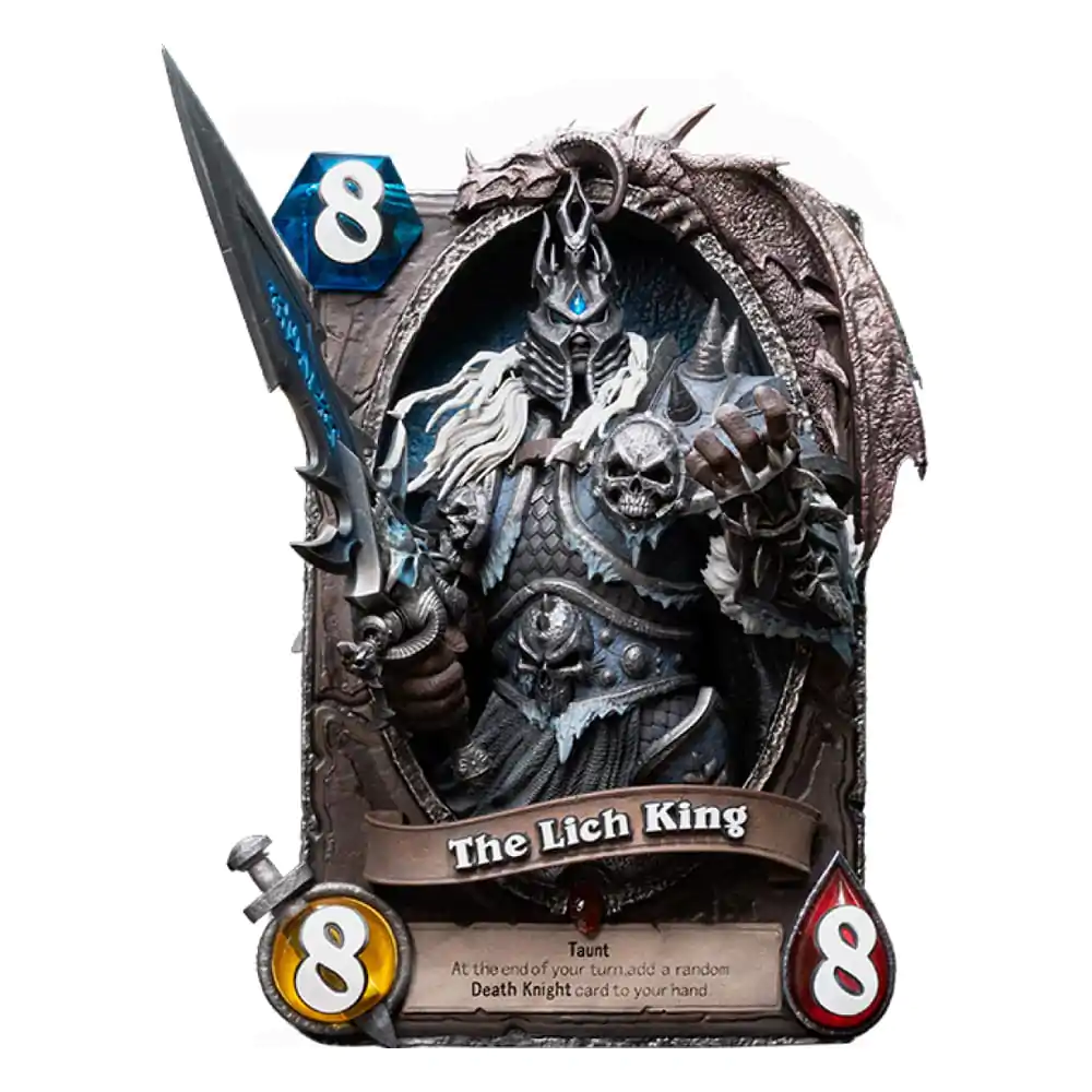 Hearthstone 3D Art Frame Socha The Lich King 31 cm fotografii produktu