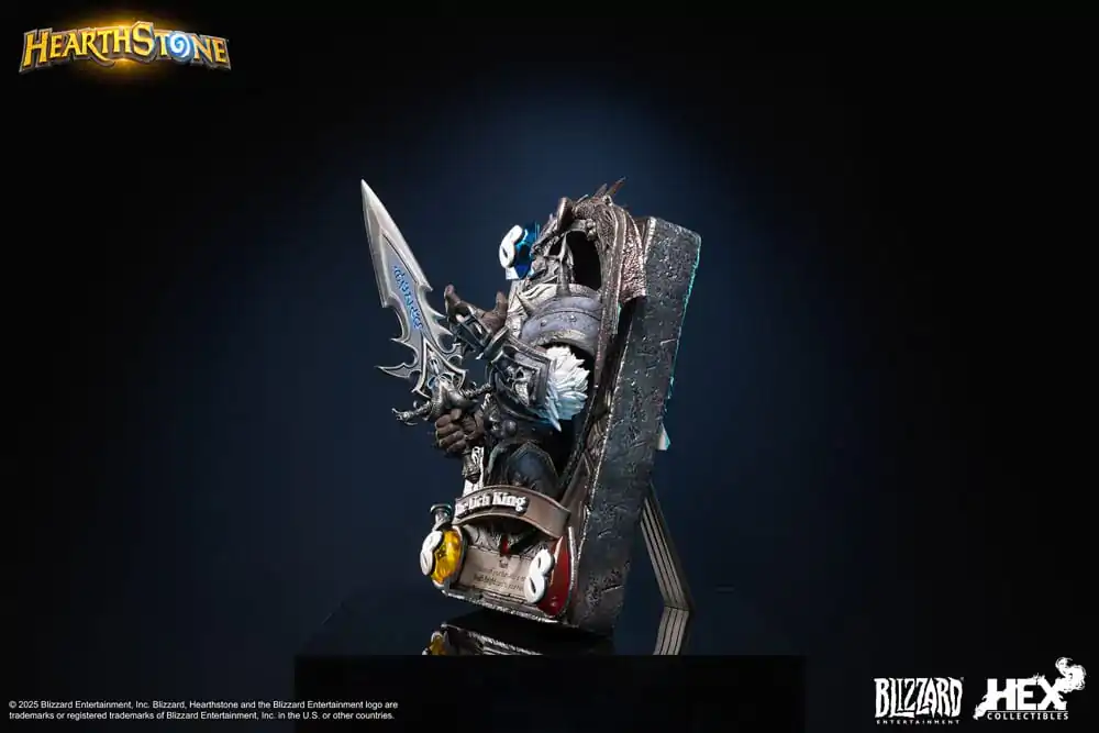 Hearthstone 3D Art Frame Socha The Lich King 31 cm fotografii produktu