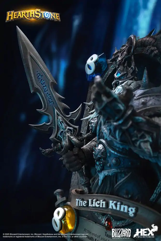 Hearthstone 3D Art Frame Socha The Lich King 31 cm fotografii produktu