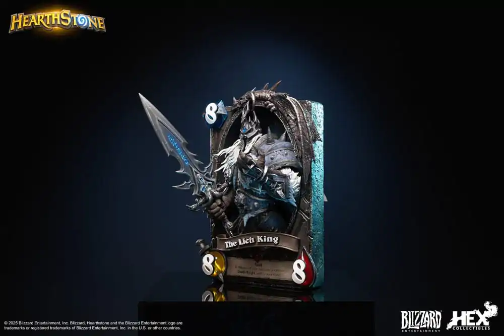 Hearthstone 3D Art Frame Socha The Lich King 31 cm fotografii produktu