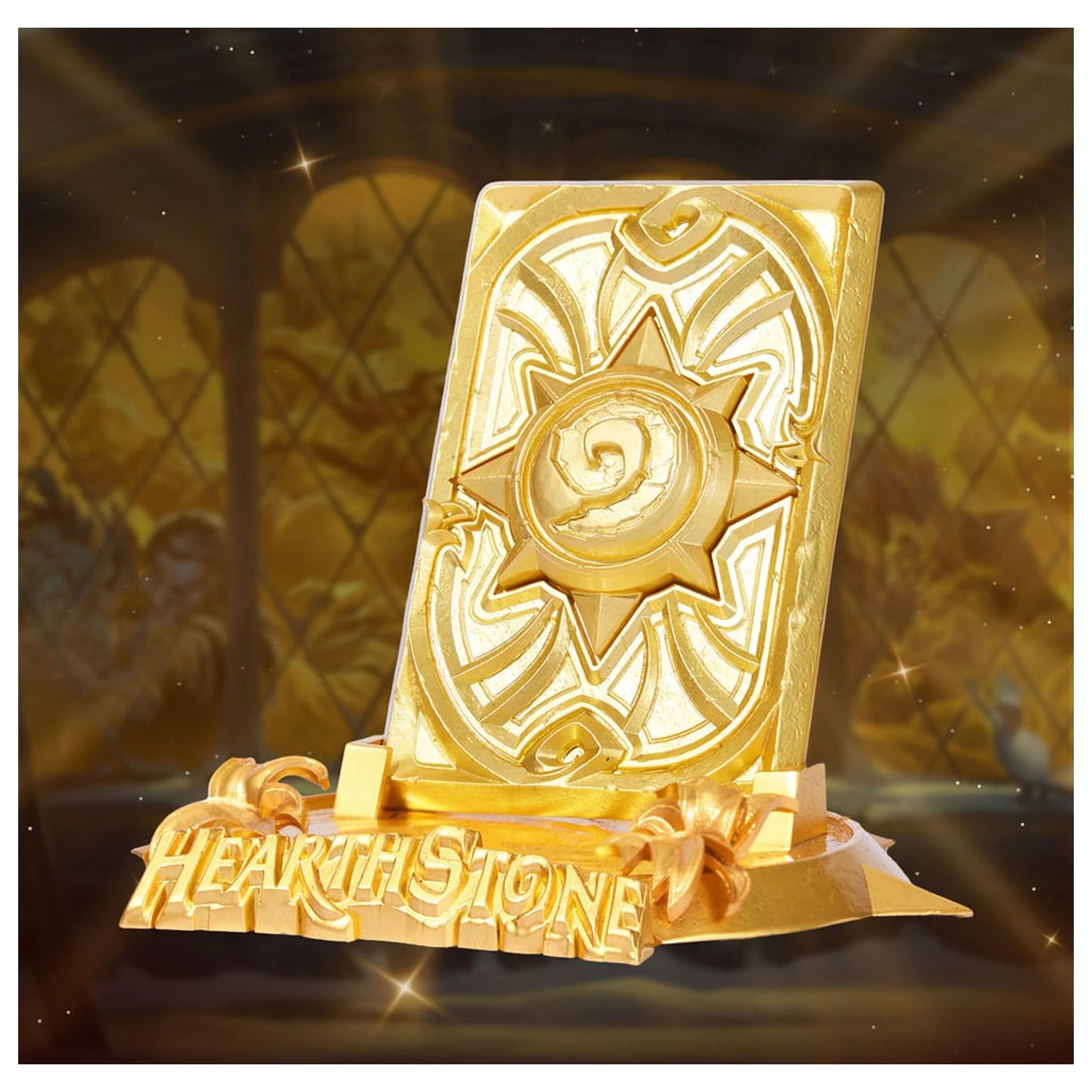 Hearthstone Replika Golden Celebration Card Back 10 cm fotografii produktu