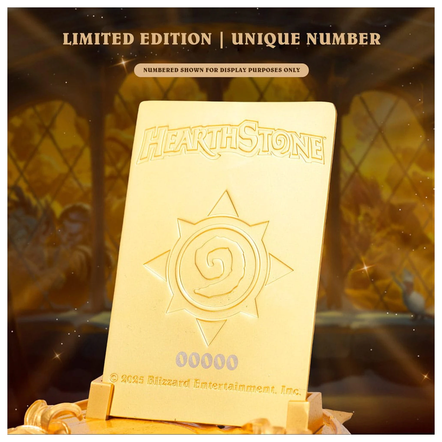 Hearthstone Replika Golden Celebration Card Back 10 cm fotografii produktu