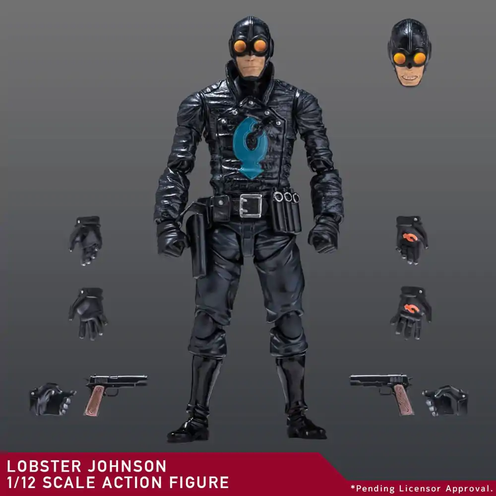 Hellboy Akční figurka 1/12 Lobster Johnson 17 cm fotografii produktu