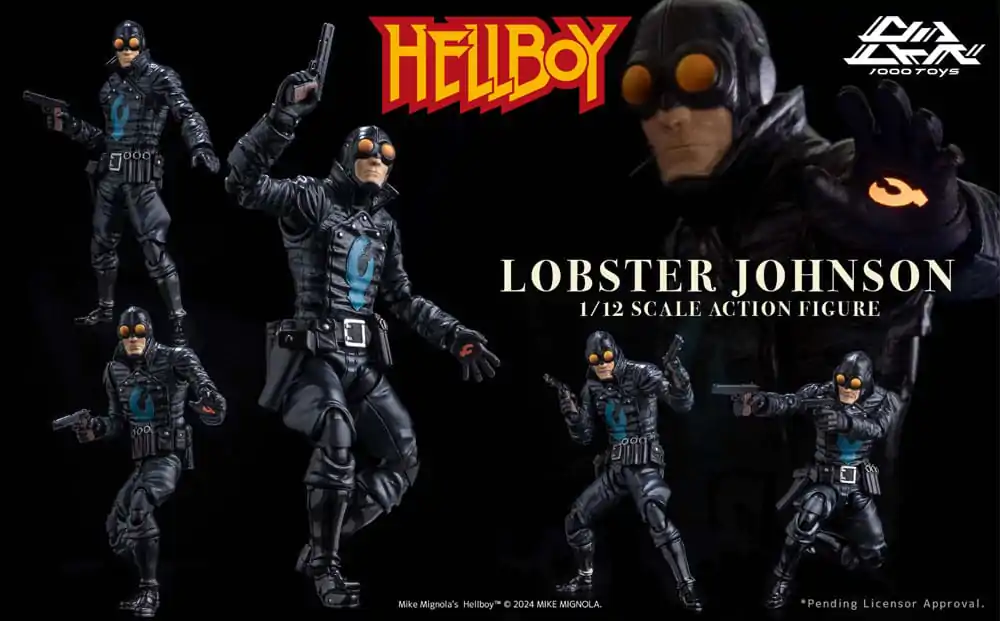 Hellboy Akční figurka 1/12 Lobster Johnson 17 cm fotografii produktu