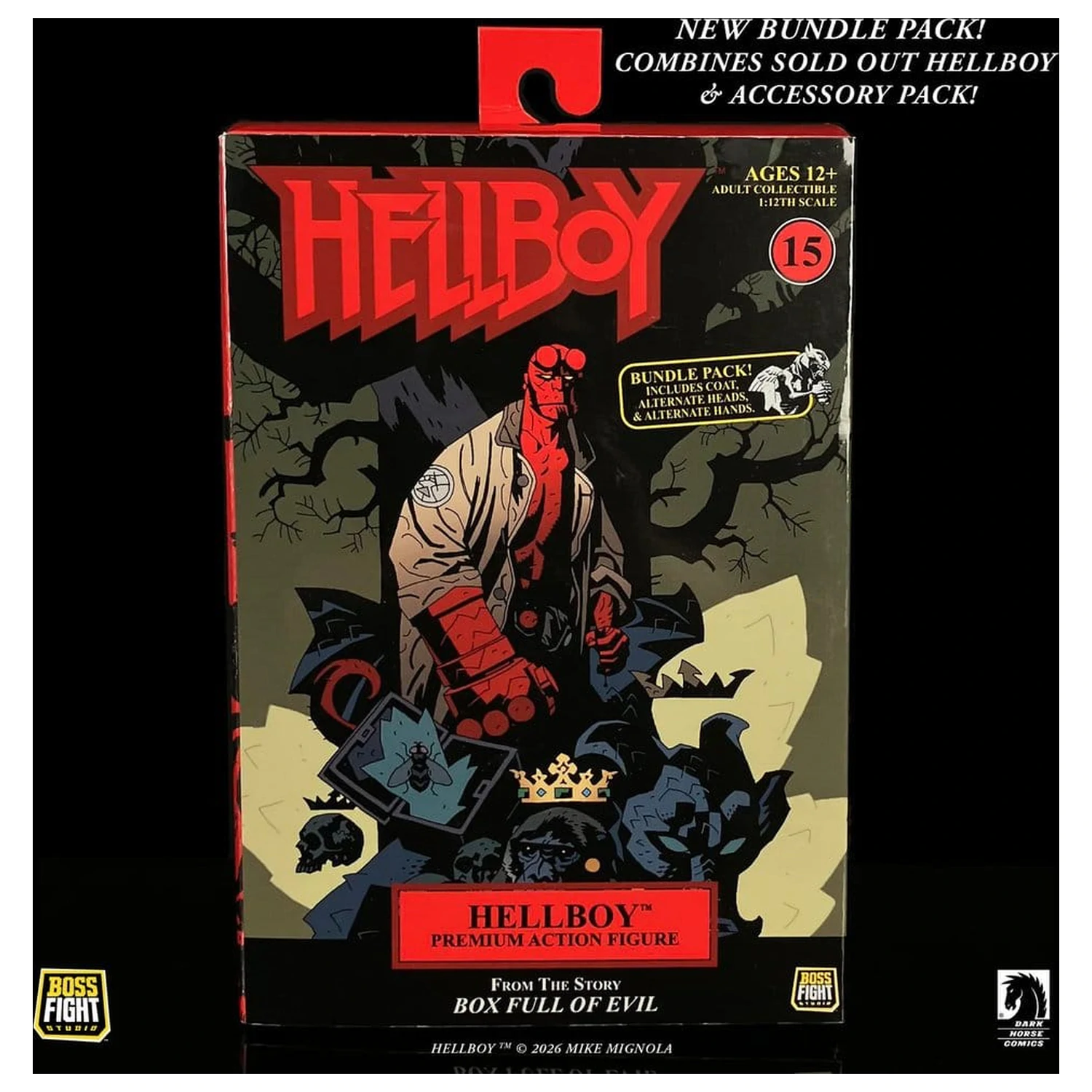 Akční figurka Hellboy měřítko 1/12 výhodný balíček fotografii produktu