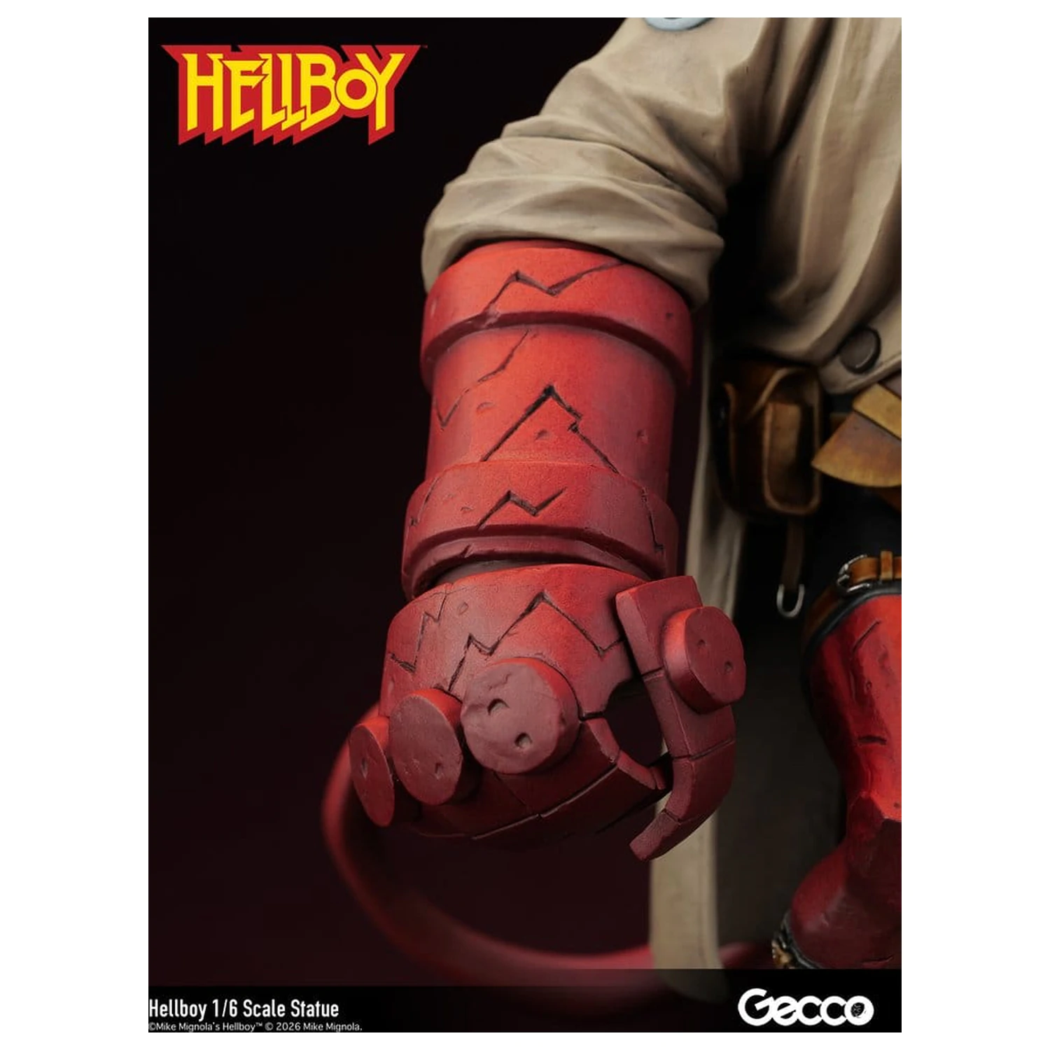 Hellboy PVC figurka 1/6 34 cm fotografii produktu