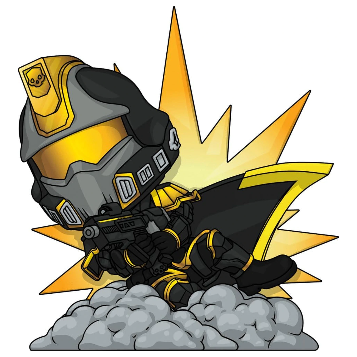 Helldivers 2 Vinylová figurka Hero of the Federation 10 cm fotografii produktu
