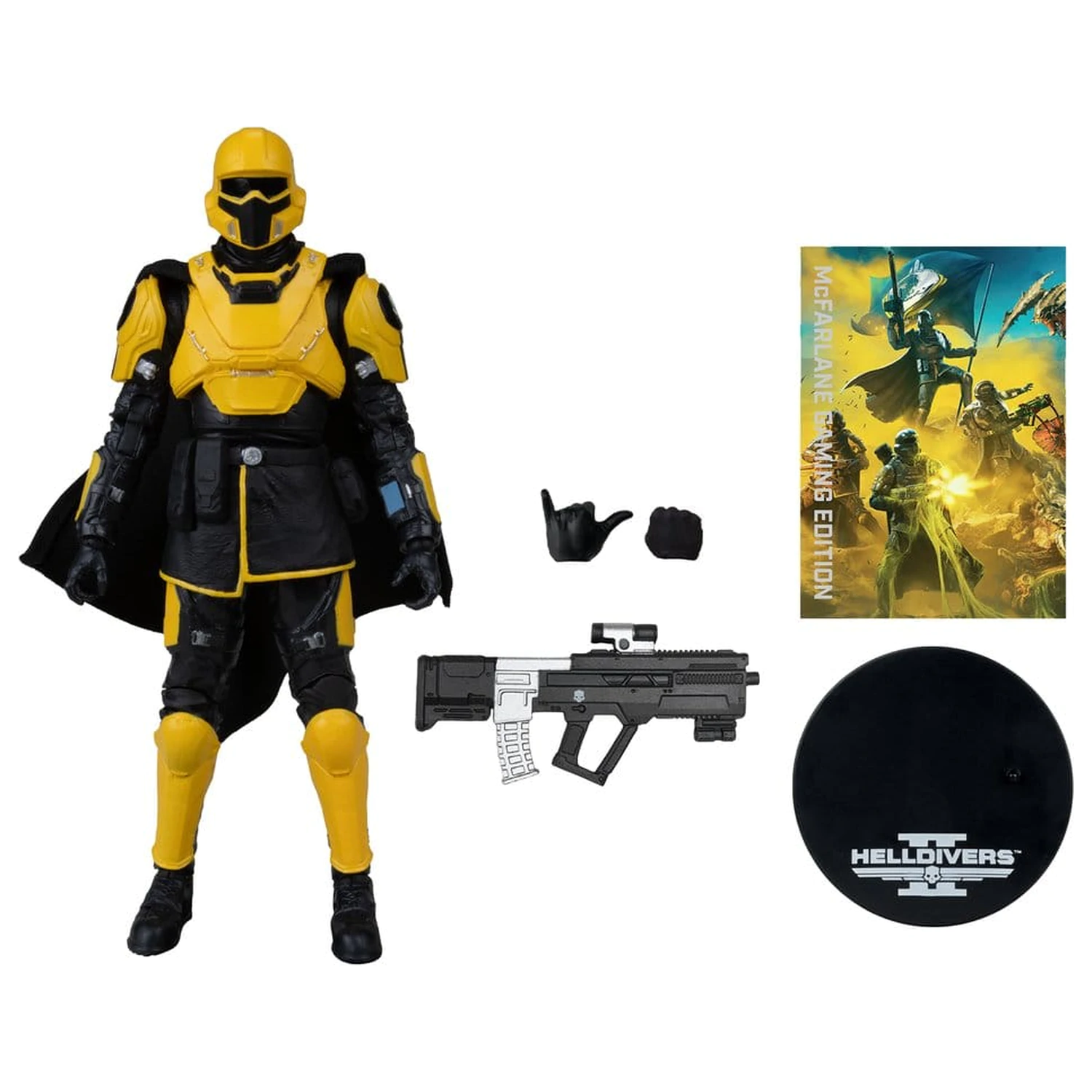 Helldivers II McFarlane Gaming Edition akční figurka T4-40 Gold Eagle 18 cm fotografii produktu