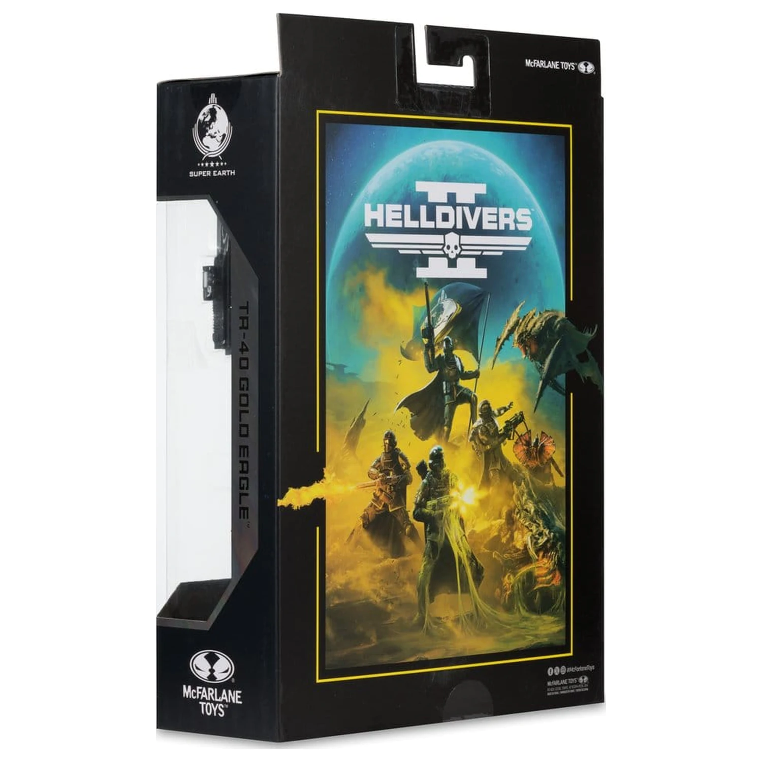 Helldivers II McFarlane Gaming Edition akční figurka T4-40 Gold Eagle 18 cm fotografii produktu