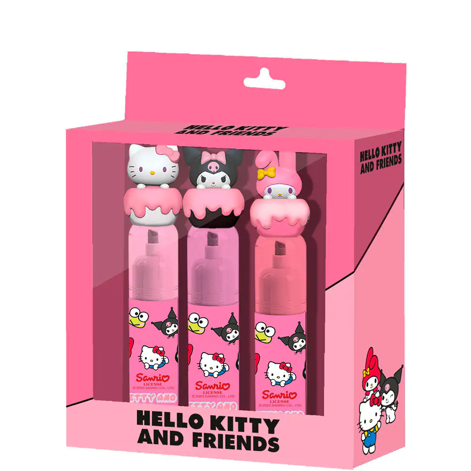 Hello Kitty balení 3 zvýrazňovačů fotografii produktu