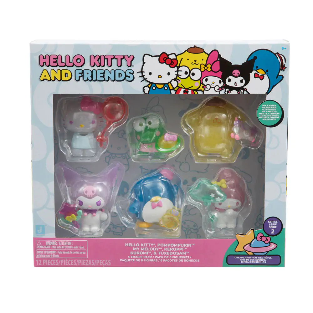 Hello Kitty balení 6 figurek 5 cm fotografii produktu