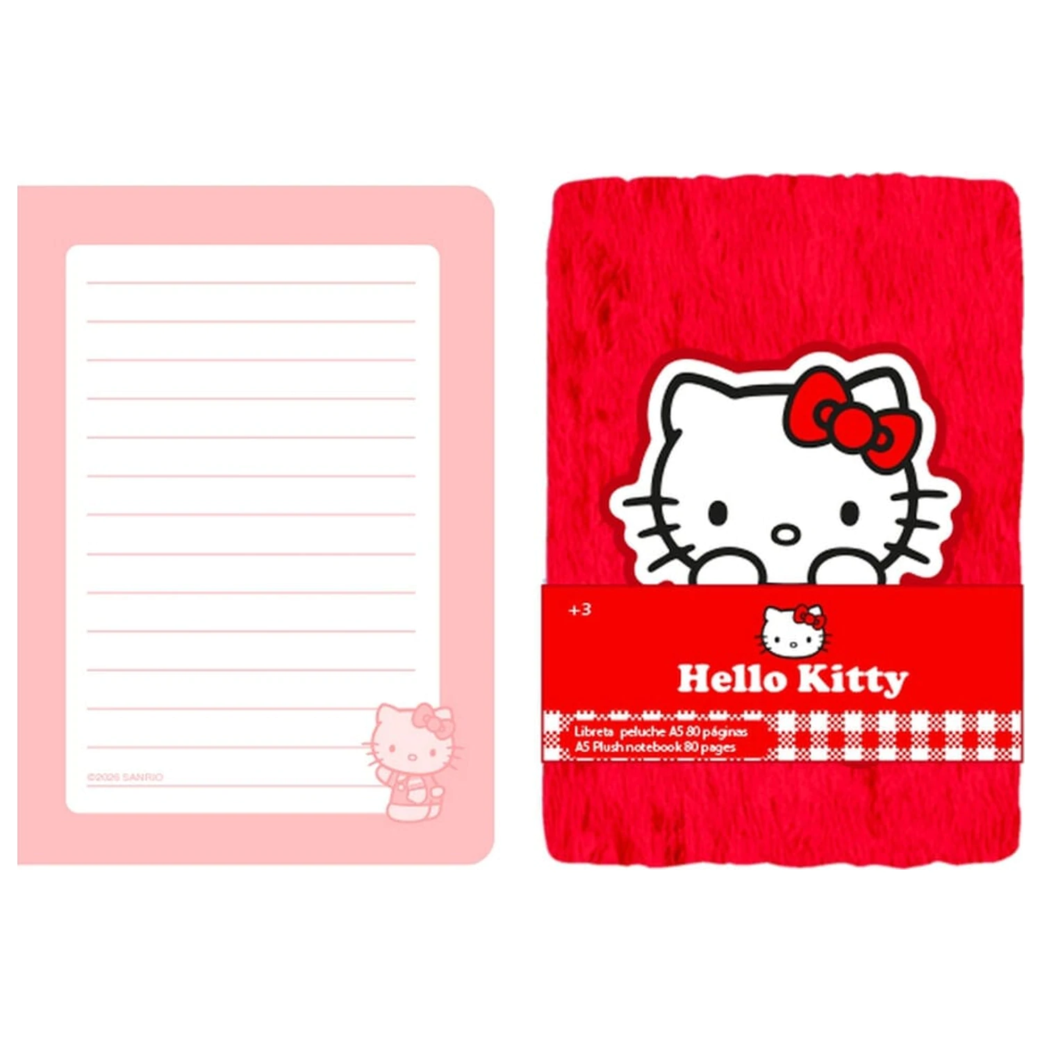 Hello Kitty A5 plyšový zápisník fotografii produktu