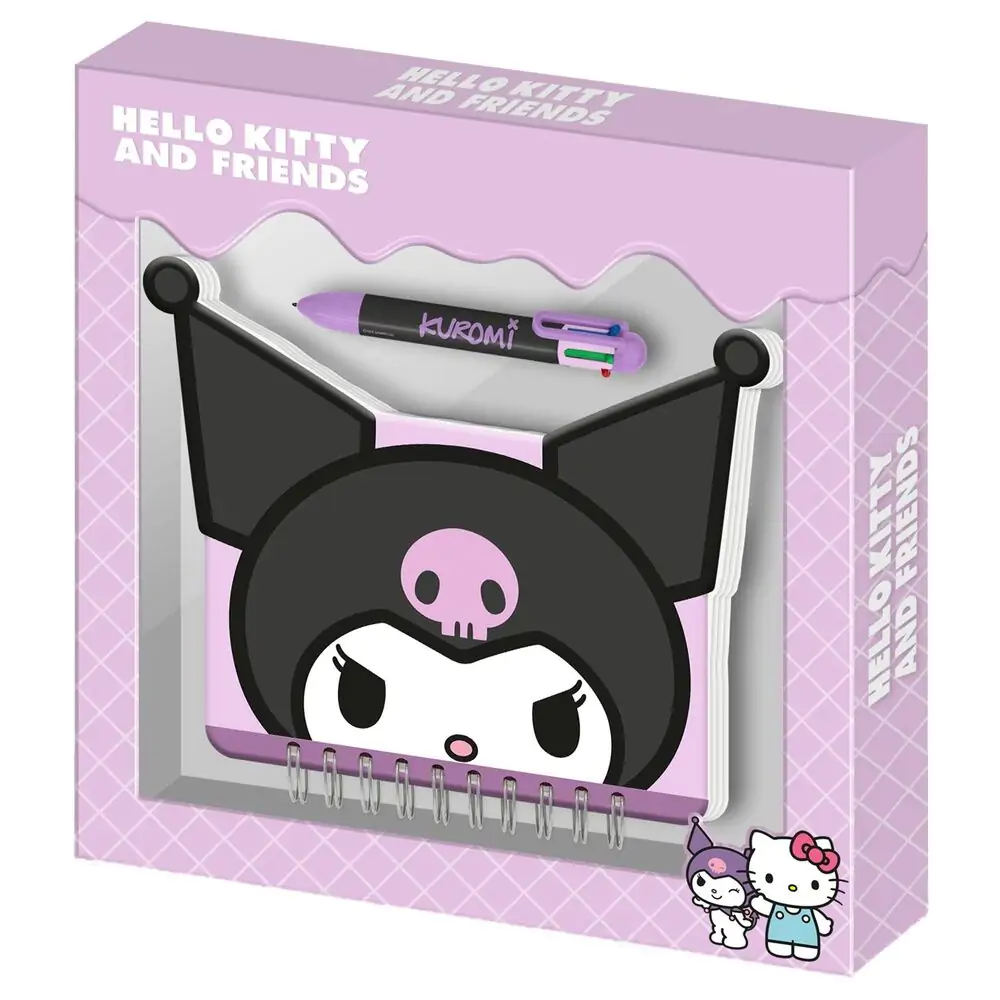 Hello Kitty and Friends Kuromi Diář a pero fotografii produktu