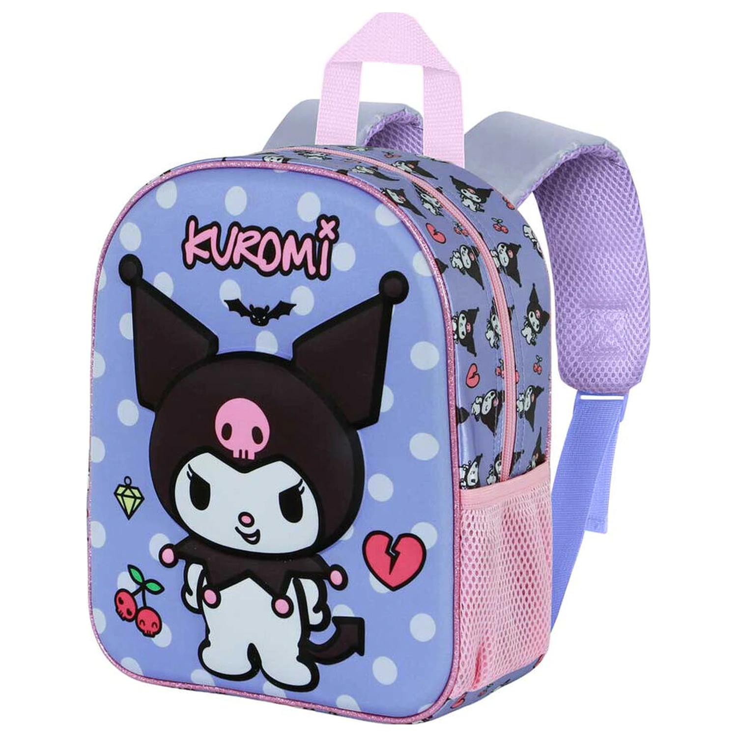 Hello Kitty and Friends Kuromi Rebel 3D batoh 30 cm fotografii produktu