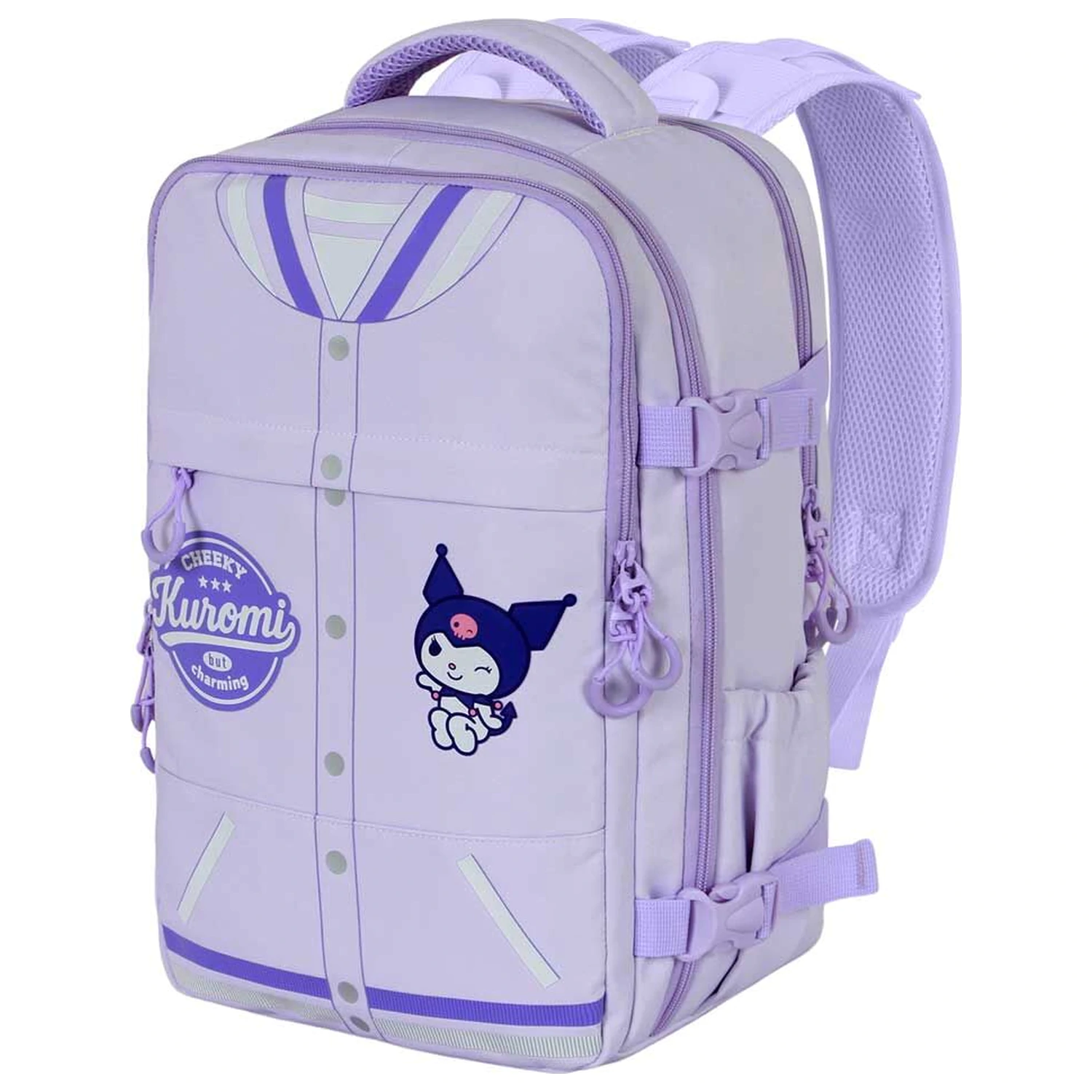 Hello Kitty and Friends Kuromi Varsity batoh 40 cm fotografii produktu