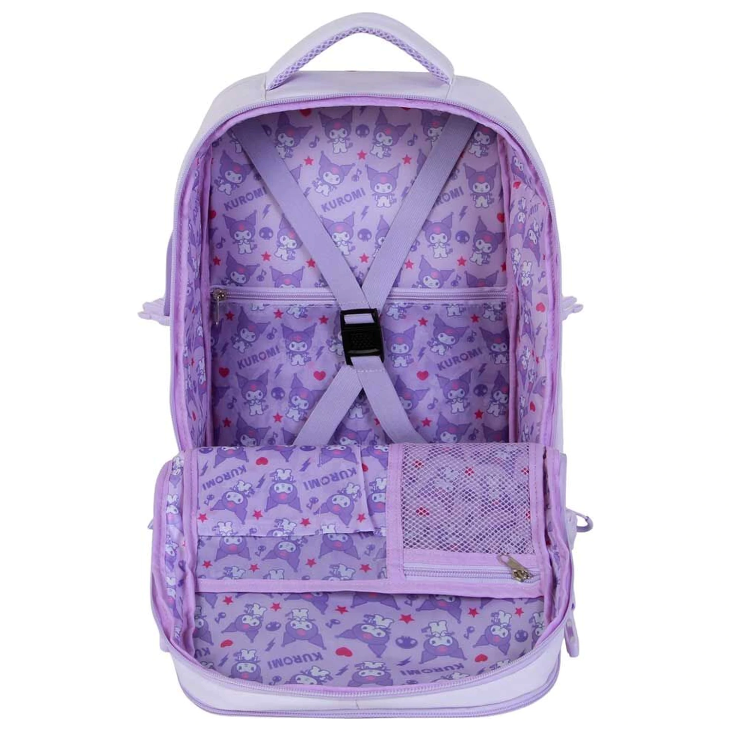 Hello Kitty and Friends Kuromi Varsity batoh 40 cm fotografii produktu