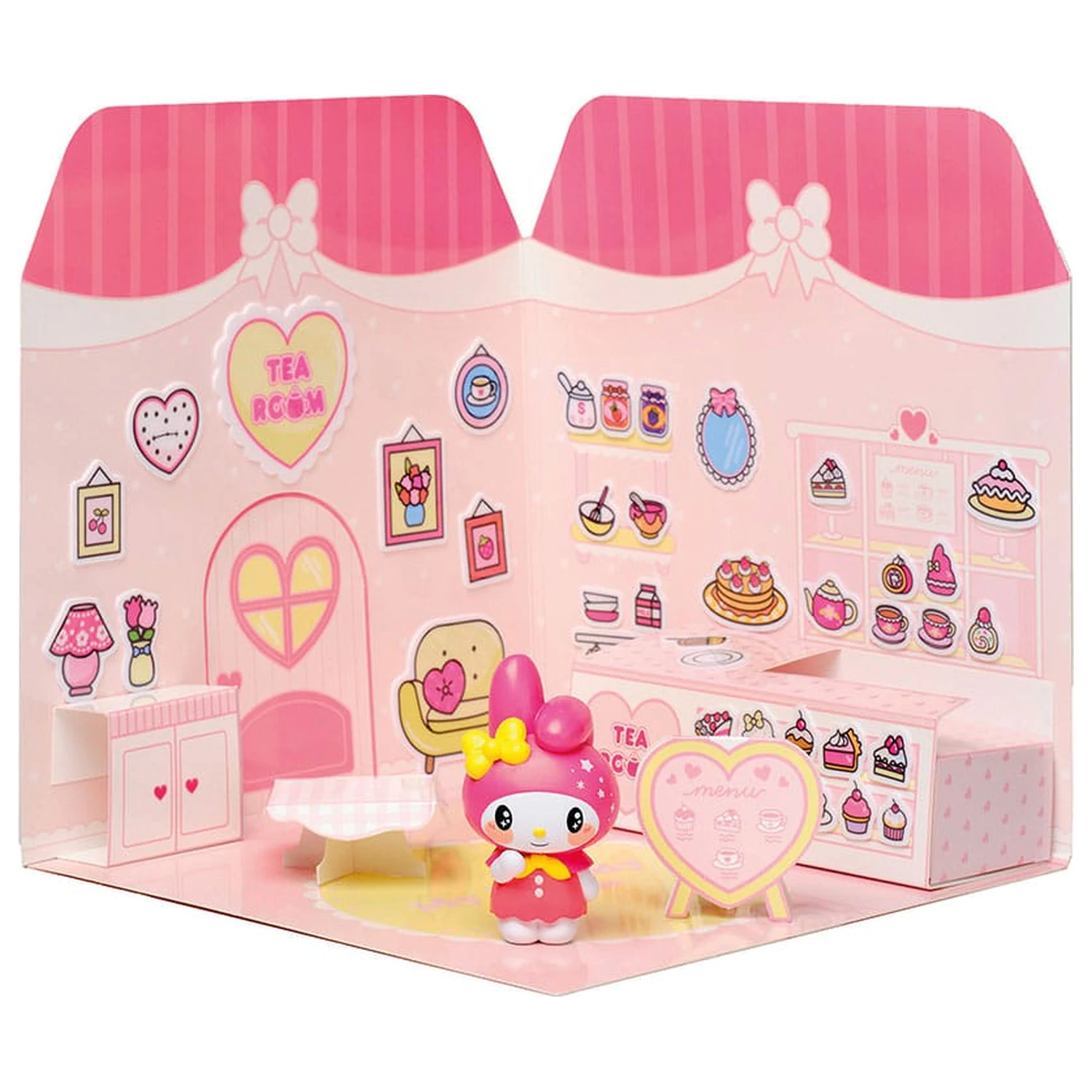 Hello Kitty and Friends Mini figurka Sticker House My Melody Čajovna fotografii produktu