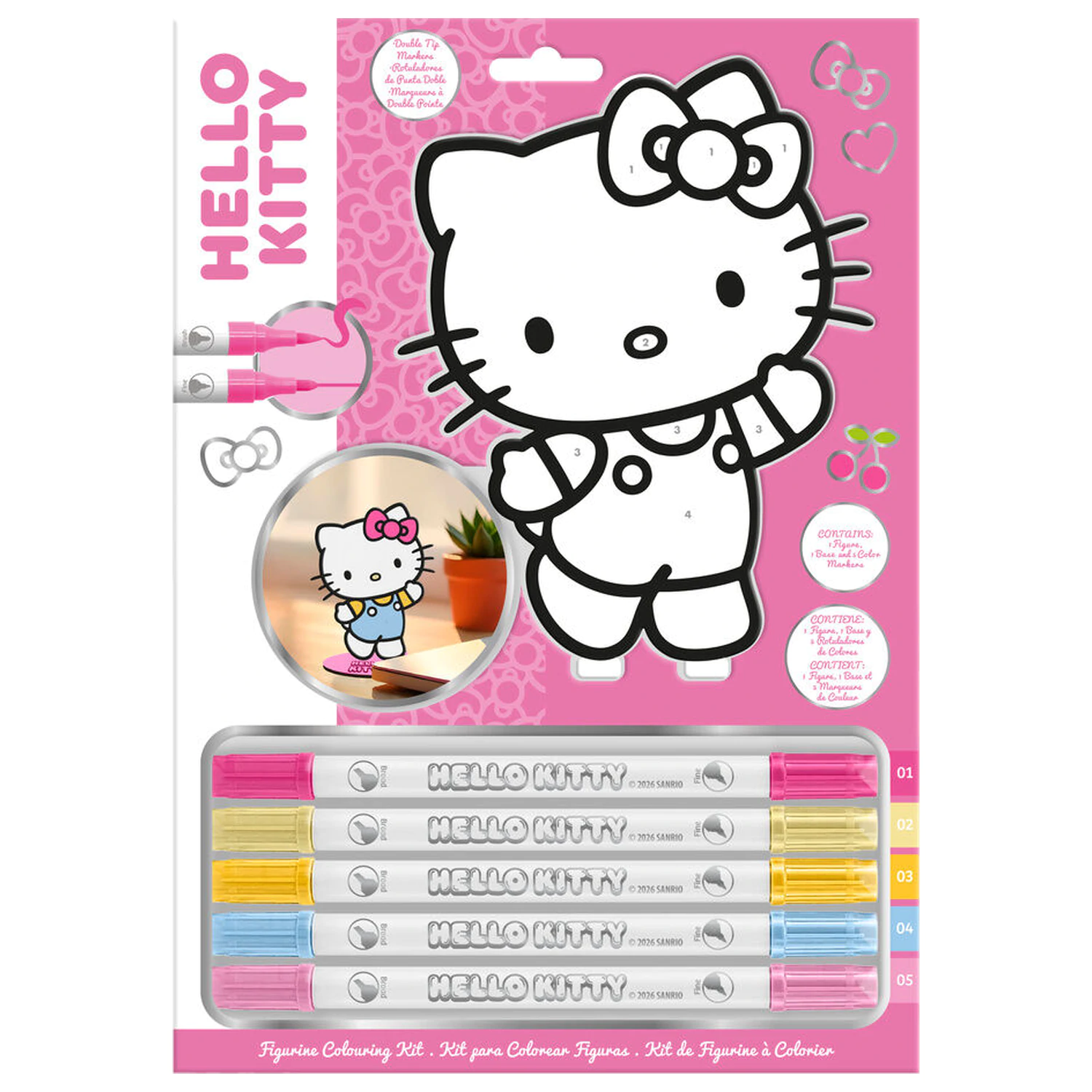 Hello Kitty and Friends omalovánkový set fotografii produktu