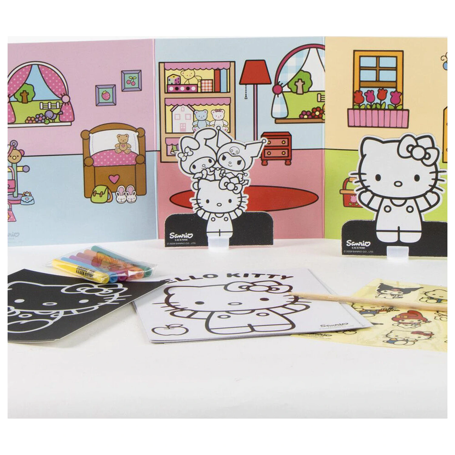 Hello Kitty and Friends taška na vybarvování sada fotografii produktu