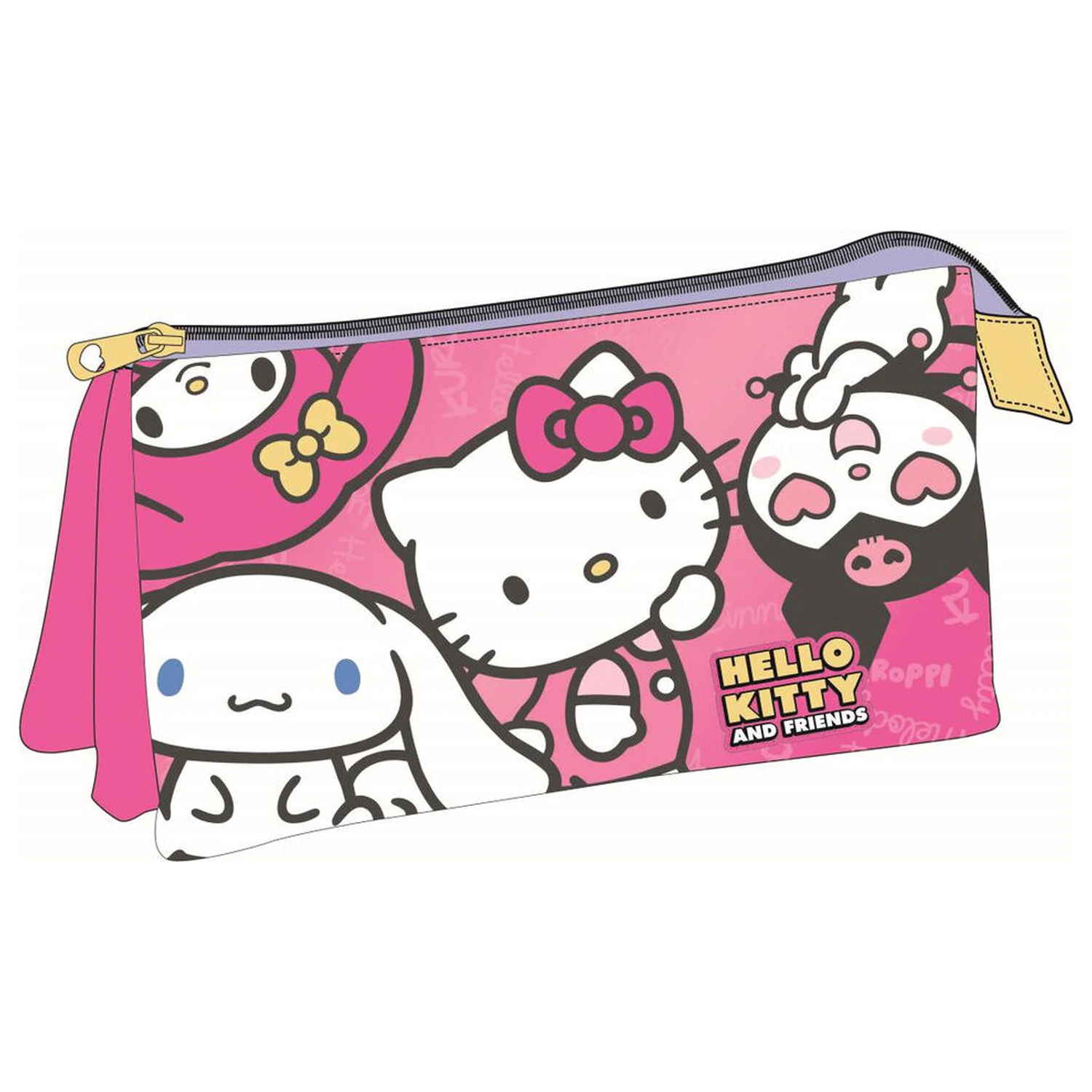 Hello Kitty and Friends trojitý penál fotografii produktu