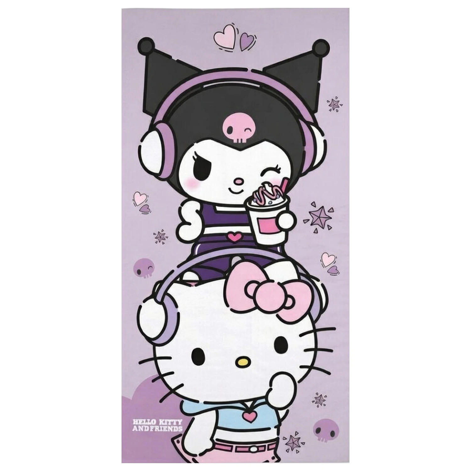 Hello Kitty Ručník Best Friend 70x140cm fotografii produktu