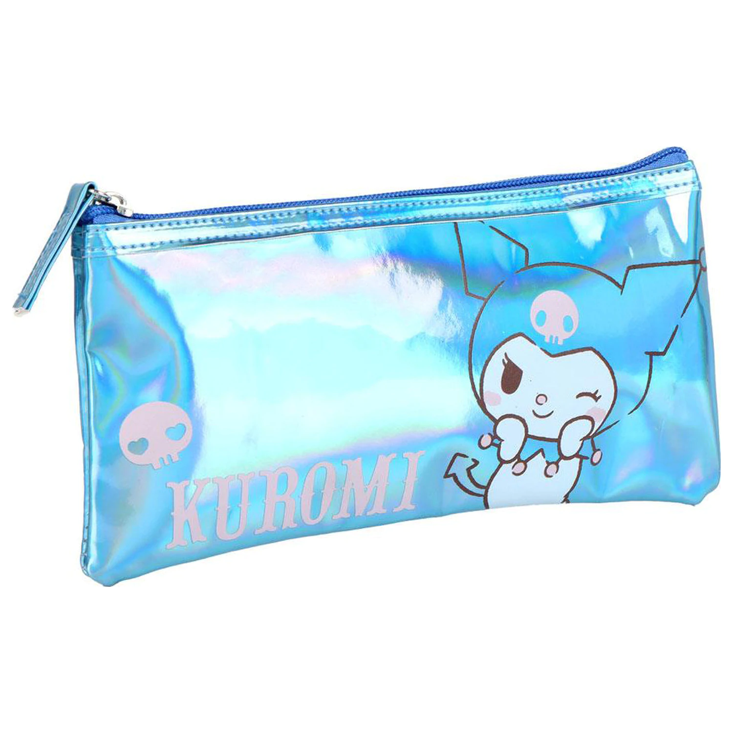 Hello Kitty Modrá iridescentní dětská kosmetická taška, penál fotografii produktu