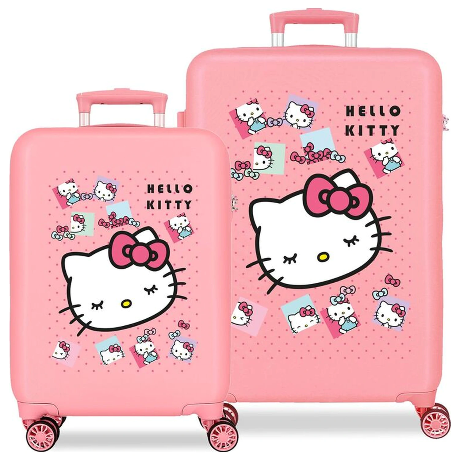 Hello Kitty Bows ABS 2dílná sada kufrů na kolečkách 55/65cm fotografii produktu