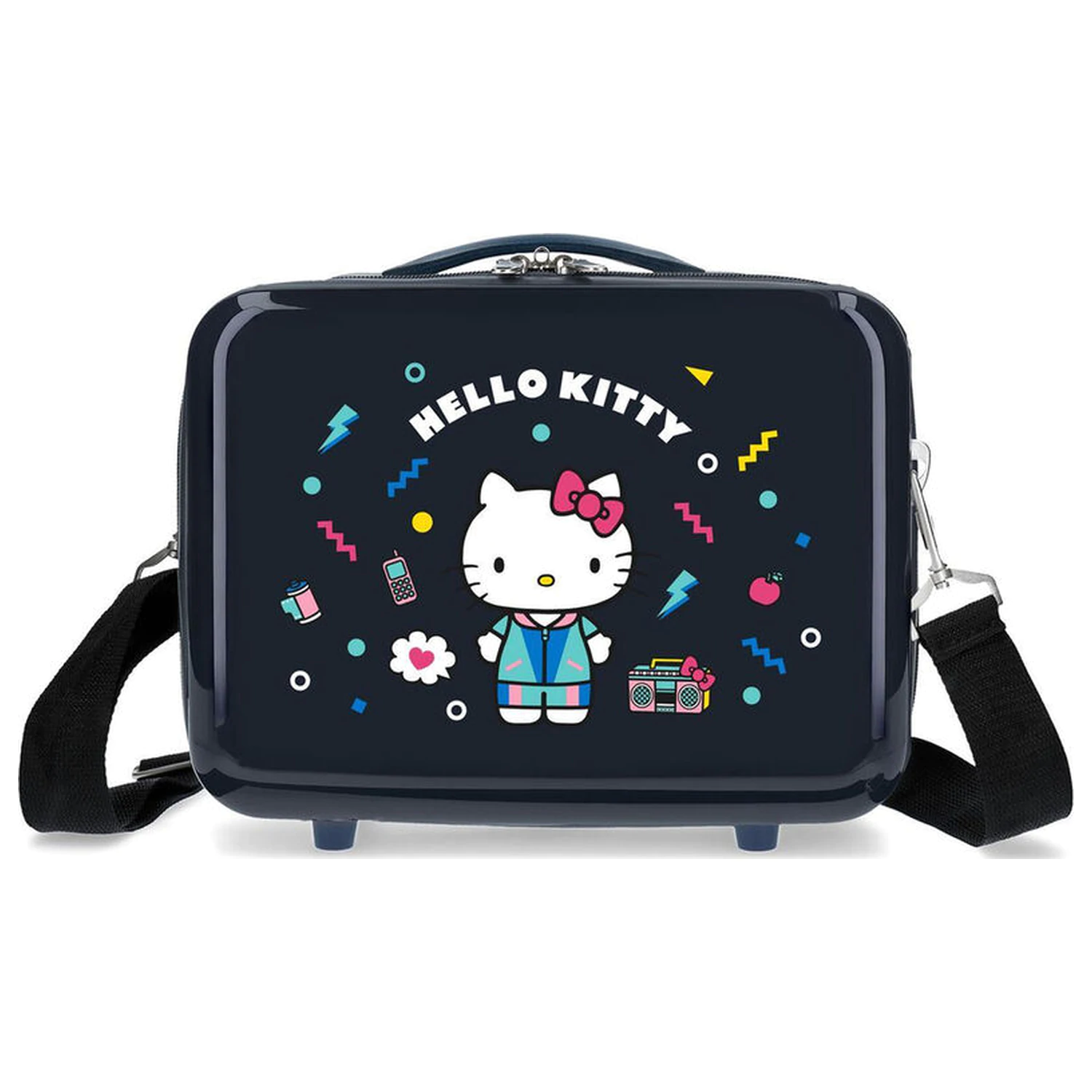 Hello Kitty Castle Of Hello Kitty ABS přizpůsobitelný kosmetický kufřík 29 cm fotografii produktu