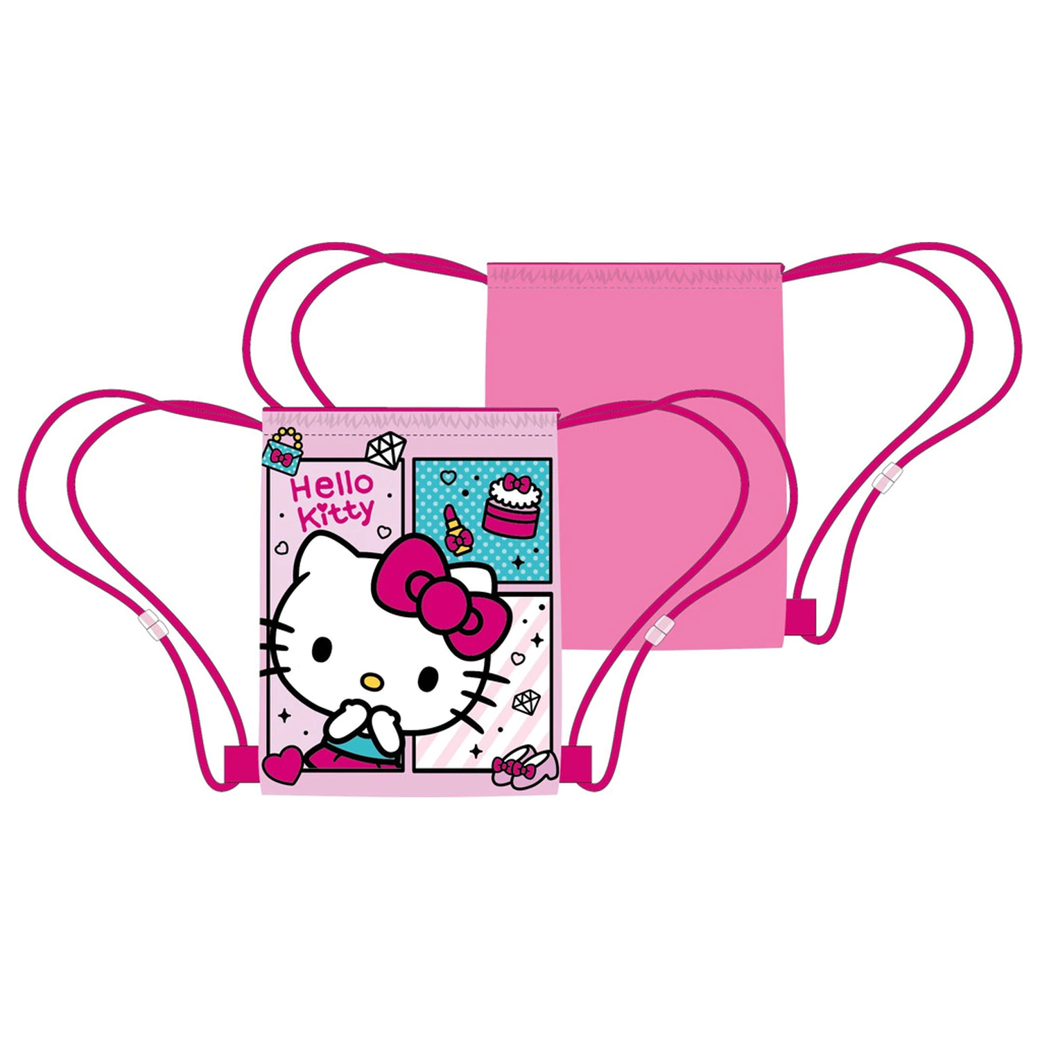 Hello Kitty Charming sportovní taška, taška na cvičení 40 cm fotografii produktu