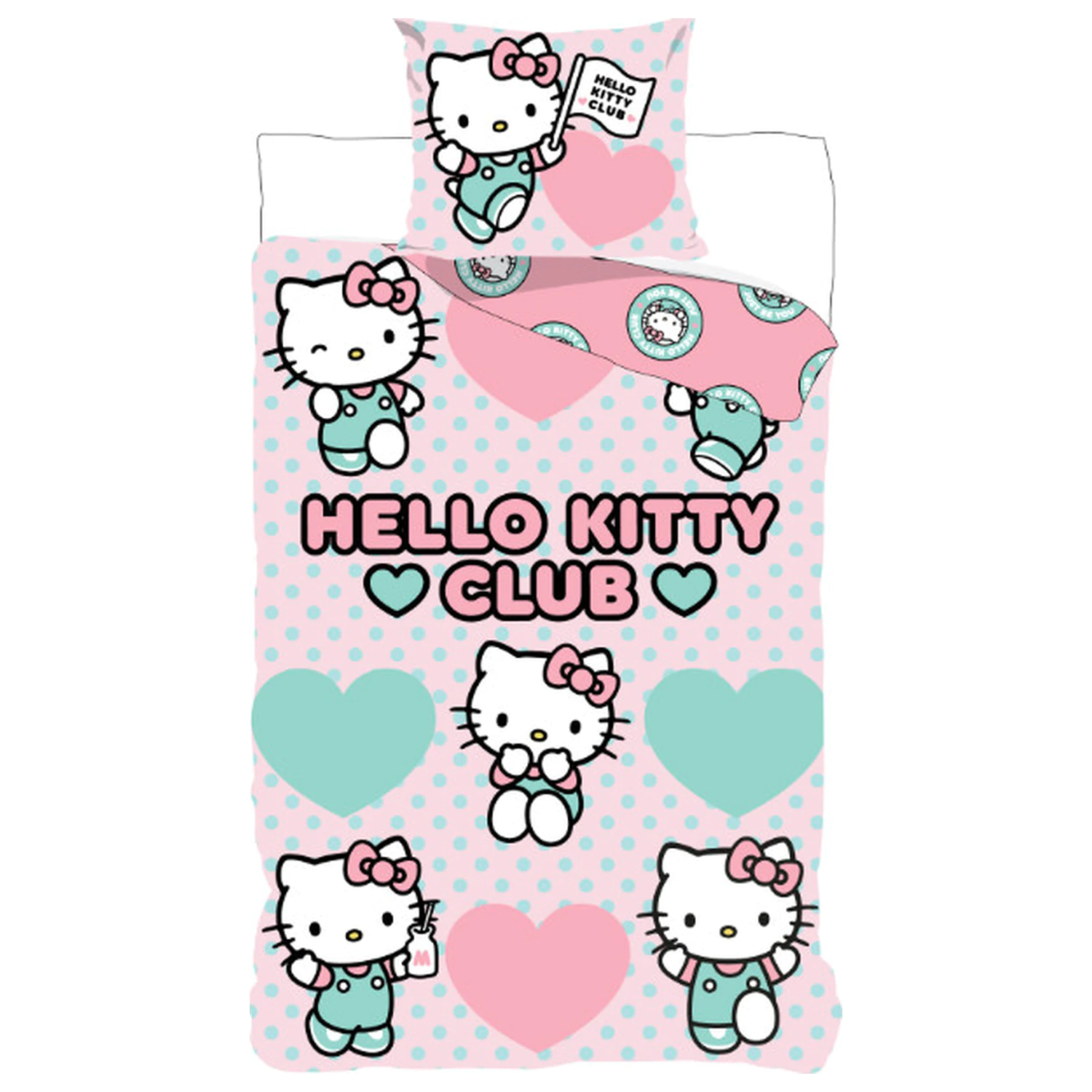 Hello Kitty Club Dětský, Předškolní povlak na peřinu fotografii produktu
