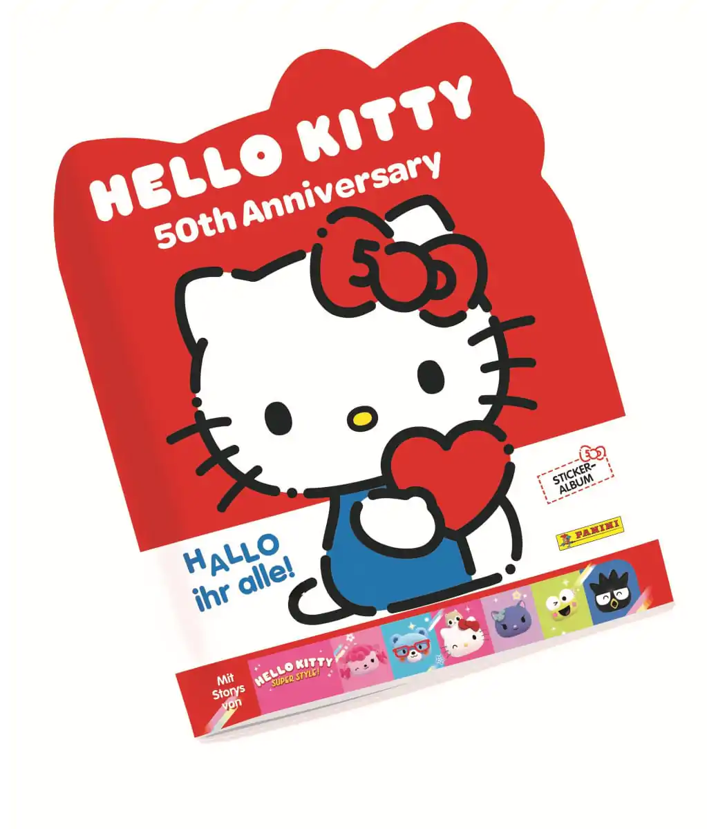 Hello Kitty album na samolepky – kolekce k 50. výročí *Německá verze* fotografii produktu