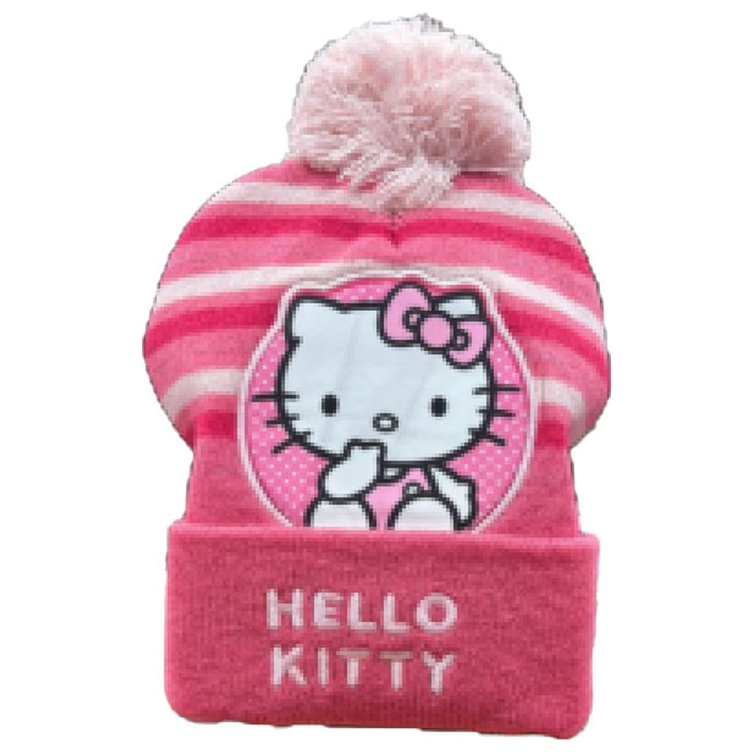 Hello Kitty tmavě růžová dětská čepice fotografii produktu
