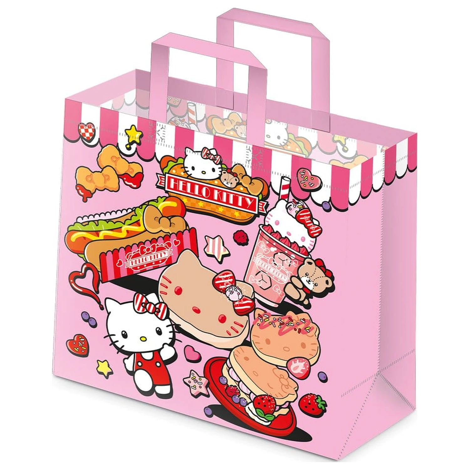 Hello Kitty Základní látková taška fotografii produktu