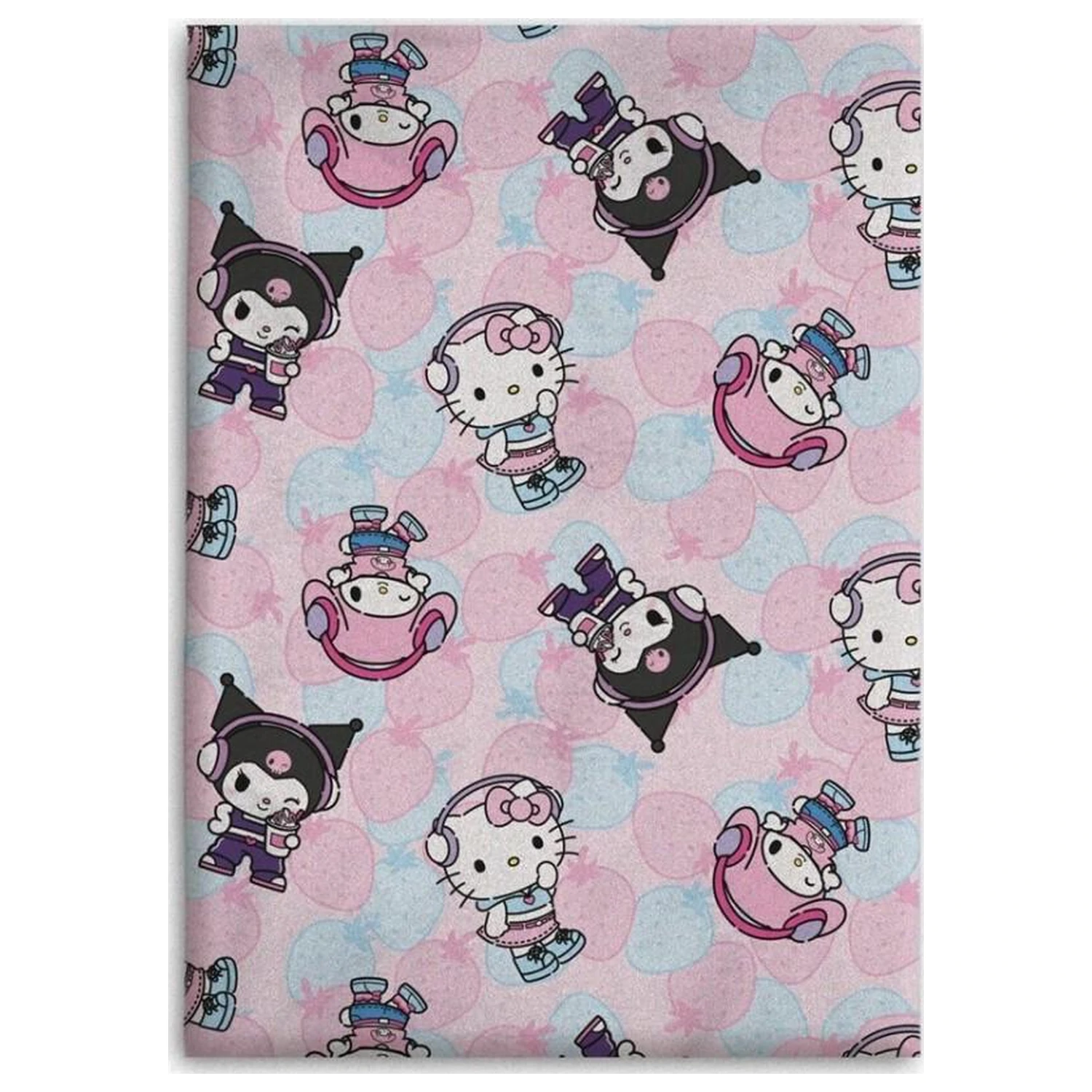 Hello Kitty flanelová deka 110x150cm fotografii produktu
