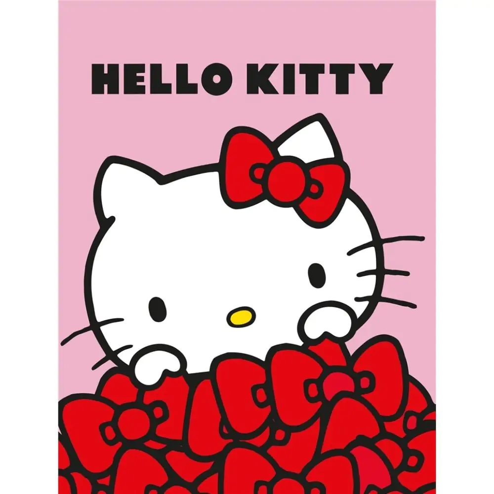 Hello Kitty flanelová deka 130x160cm fotografii produktu