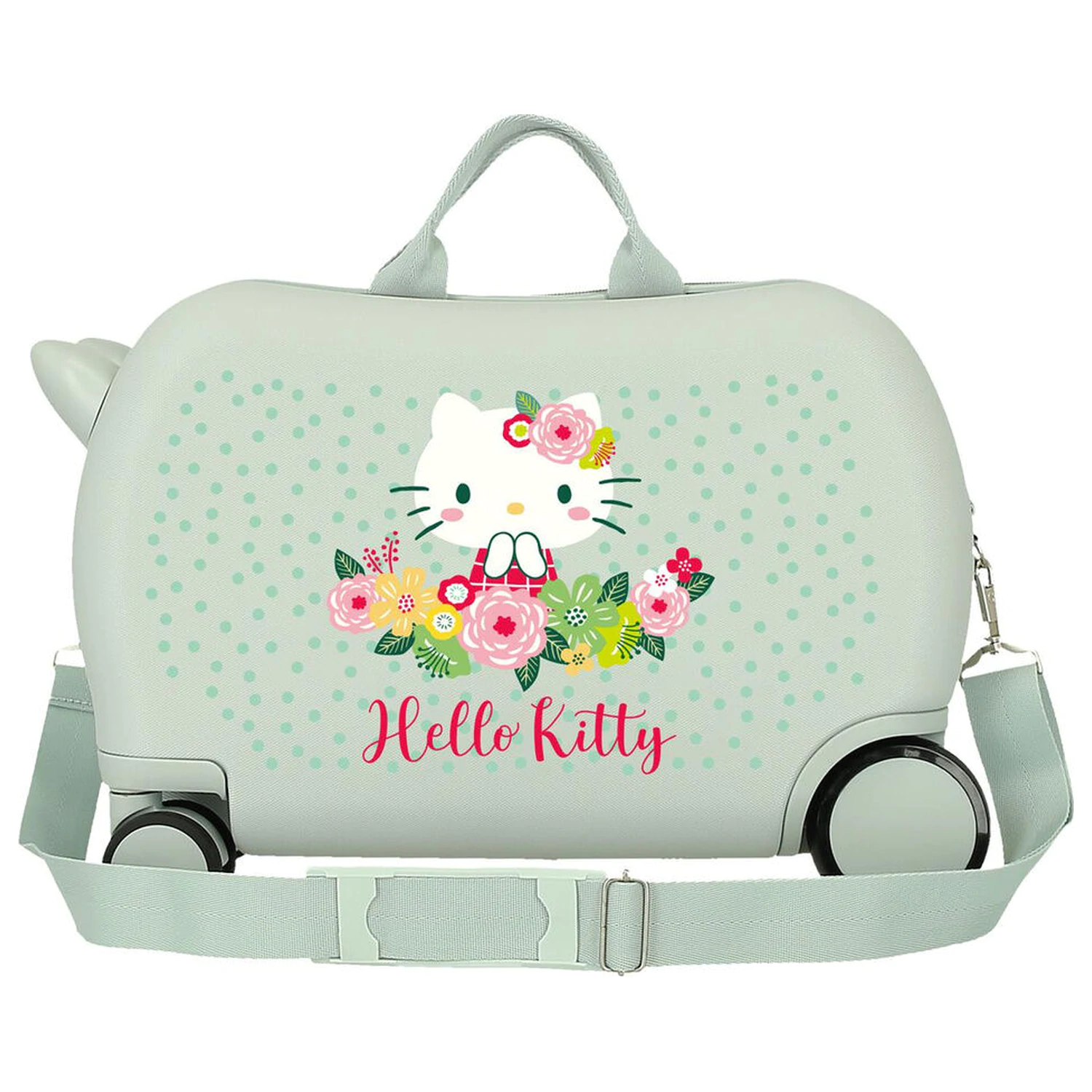 Hello Kitty Floral ABS cestovní kufr na kolečkách 45cm fotografii produktu
