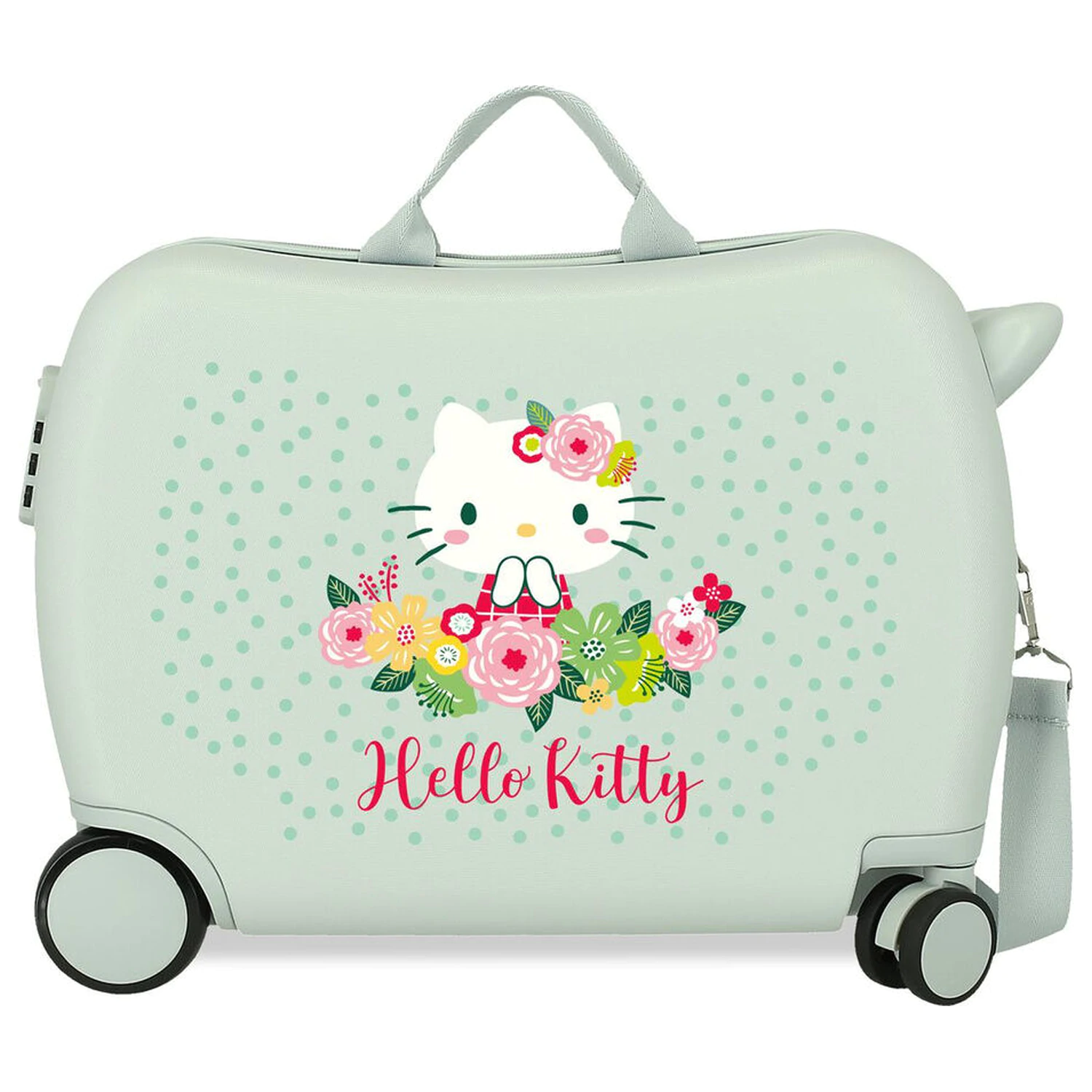 Hello Kitty Květinový ABS cestovní kufr na kolečkách 50cm fotografii produktu