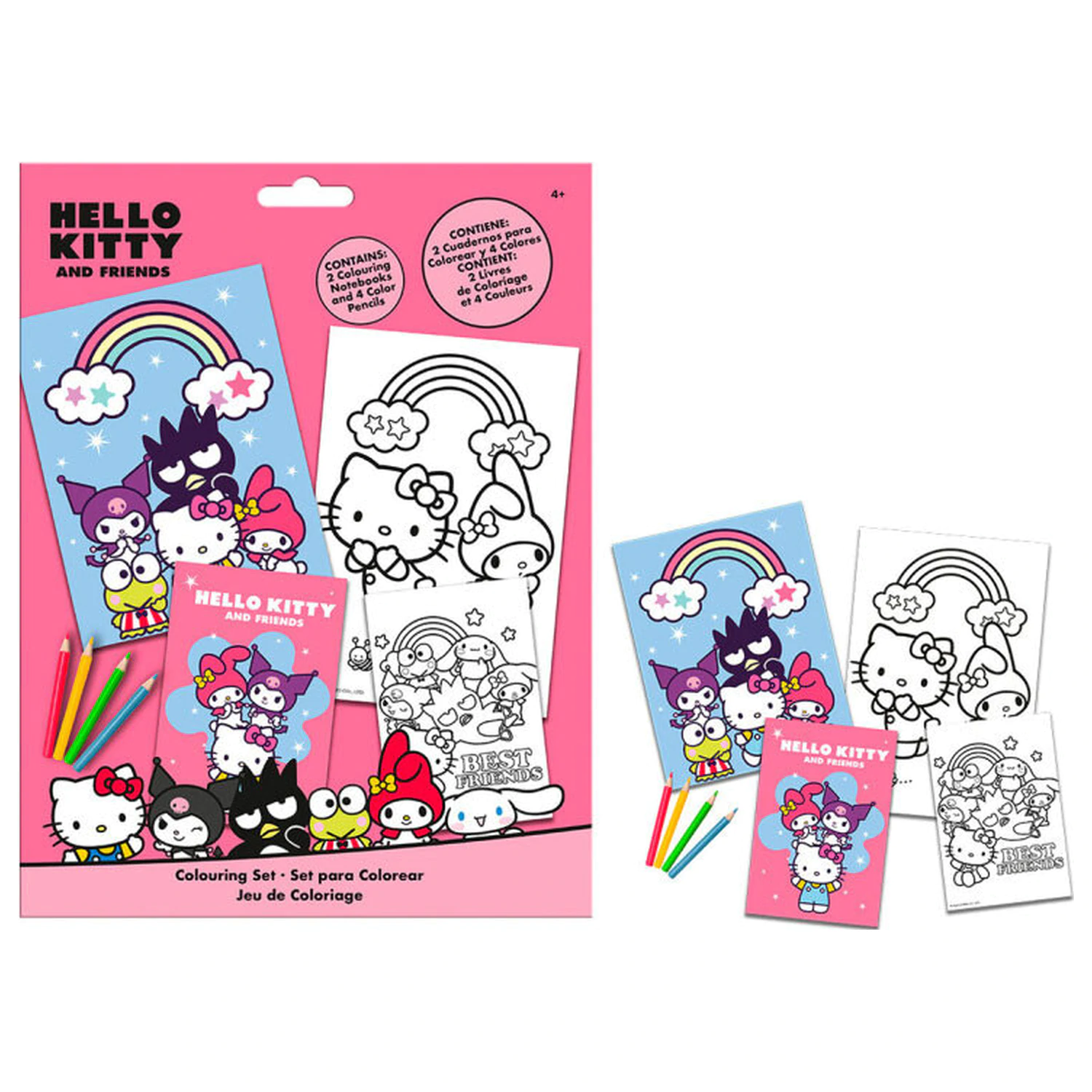 Hello Kitty Friends omalovánkový set fotografii produktu