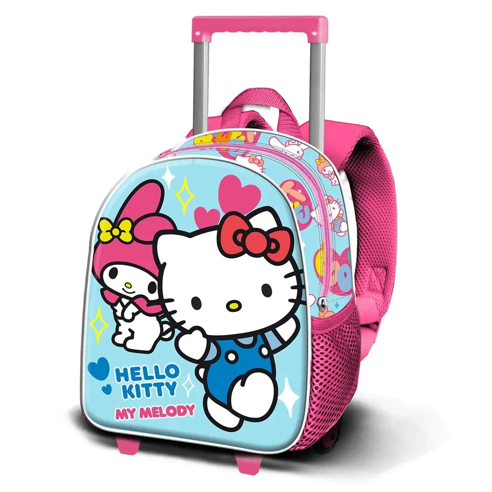 Hello Kitty Friendship 3D trolley 34 cm fotografii produktu