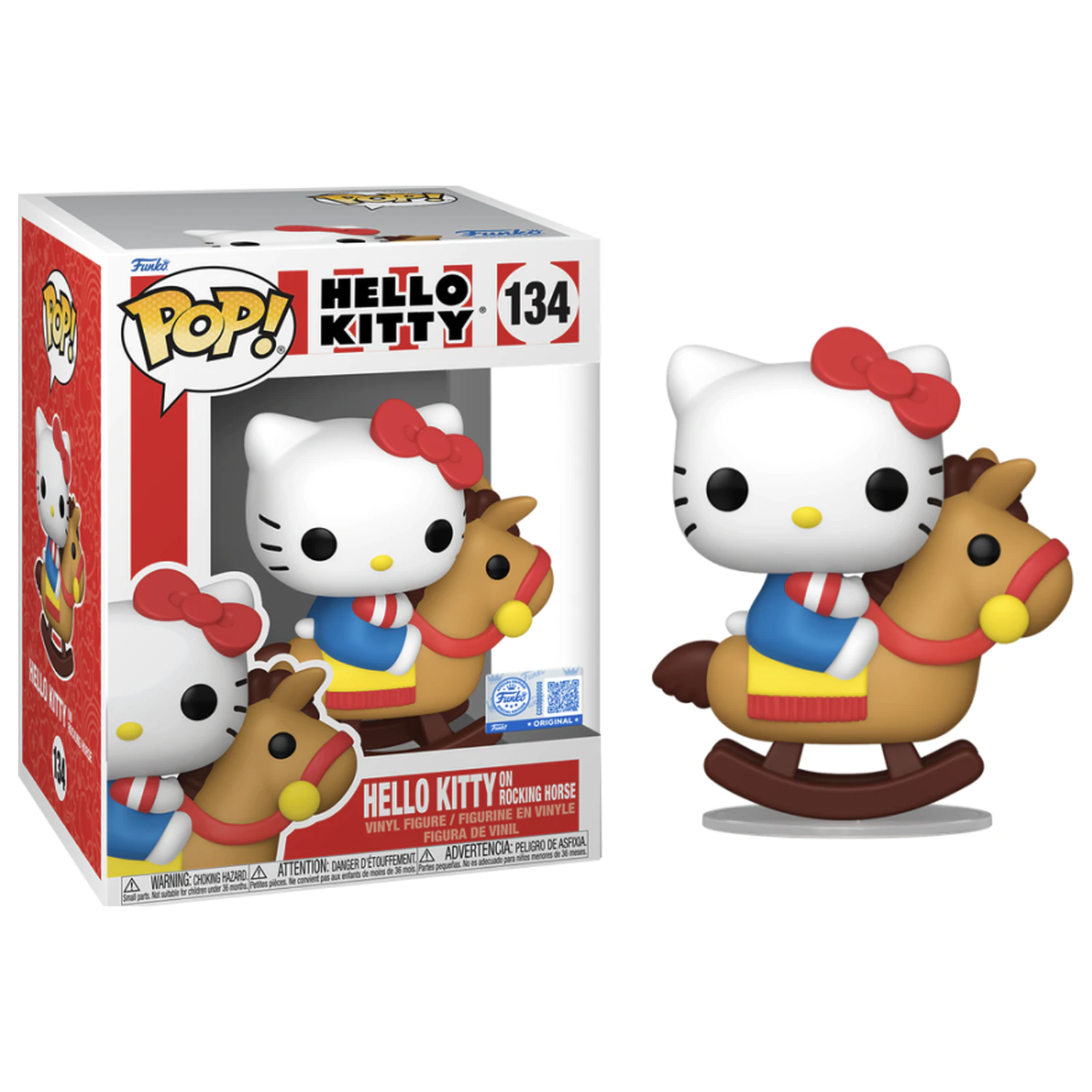 Hello Kitty Funko POP! Prémiová Hello Kitty na houpacím koni fotografii produktu