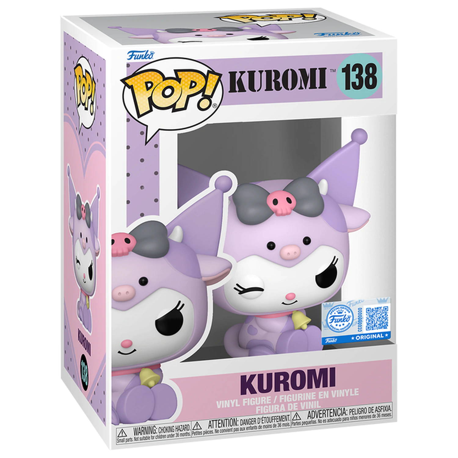 Hello Kitty Funko Pop! Sanrio Kuromi v kostýmu krávy fotografii produktu