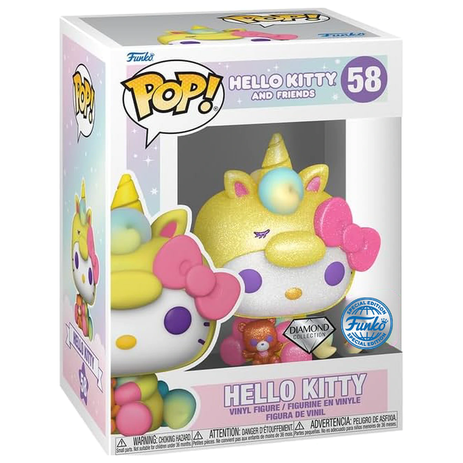 Hello Kitty Funko Pop Sanrio č. 58 Hello Kitty (Diamond) fotografii produktu