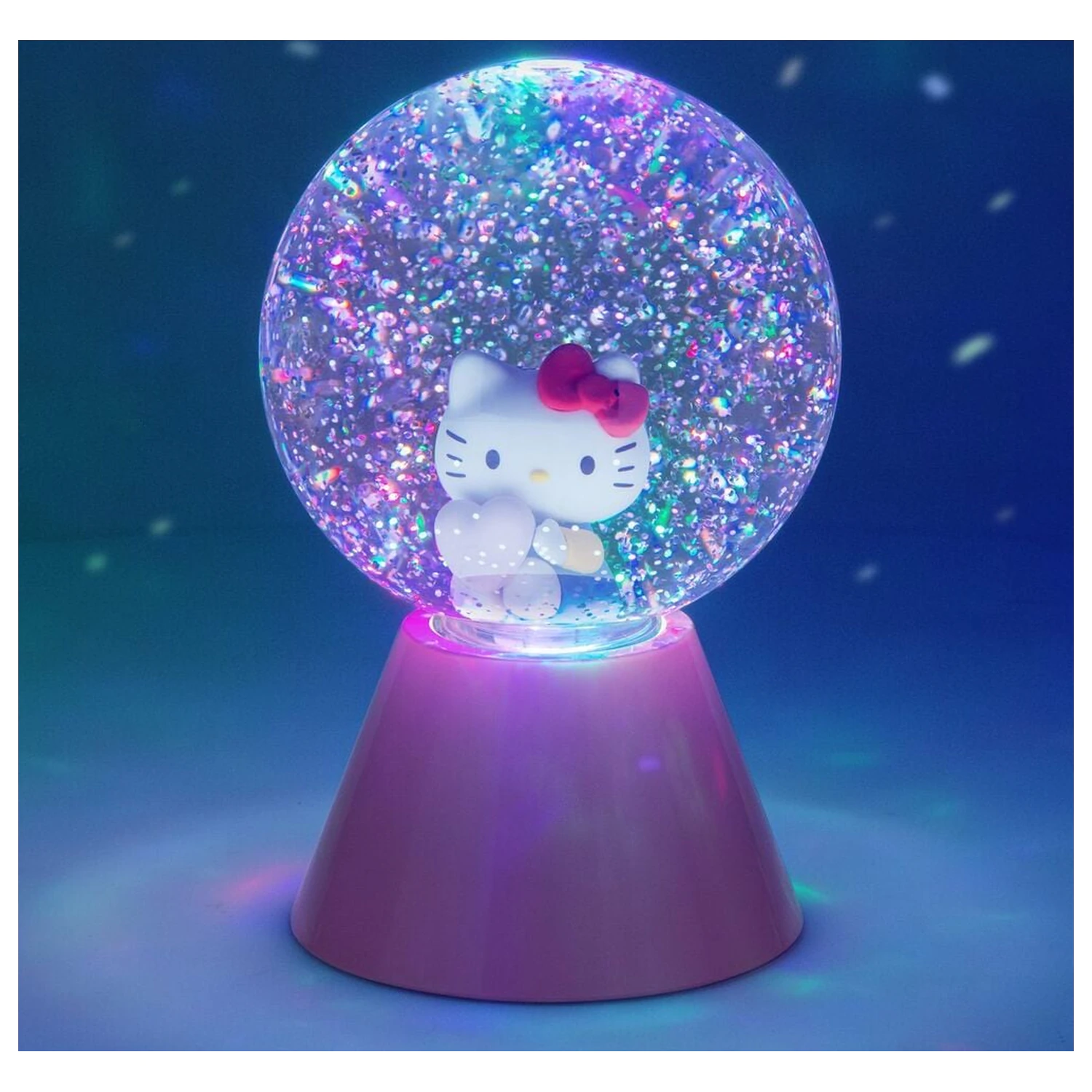 Hello Kitty Třpytivá LED Lampa fotografii produktu