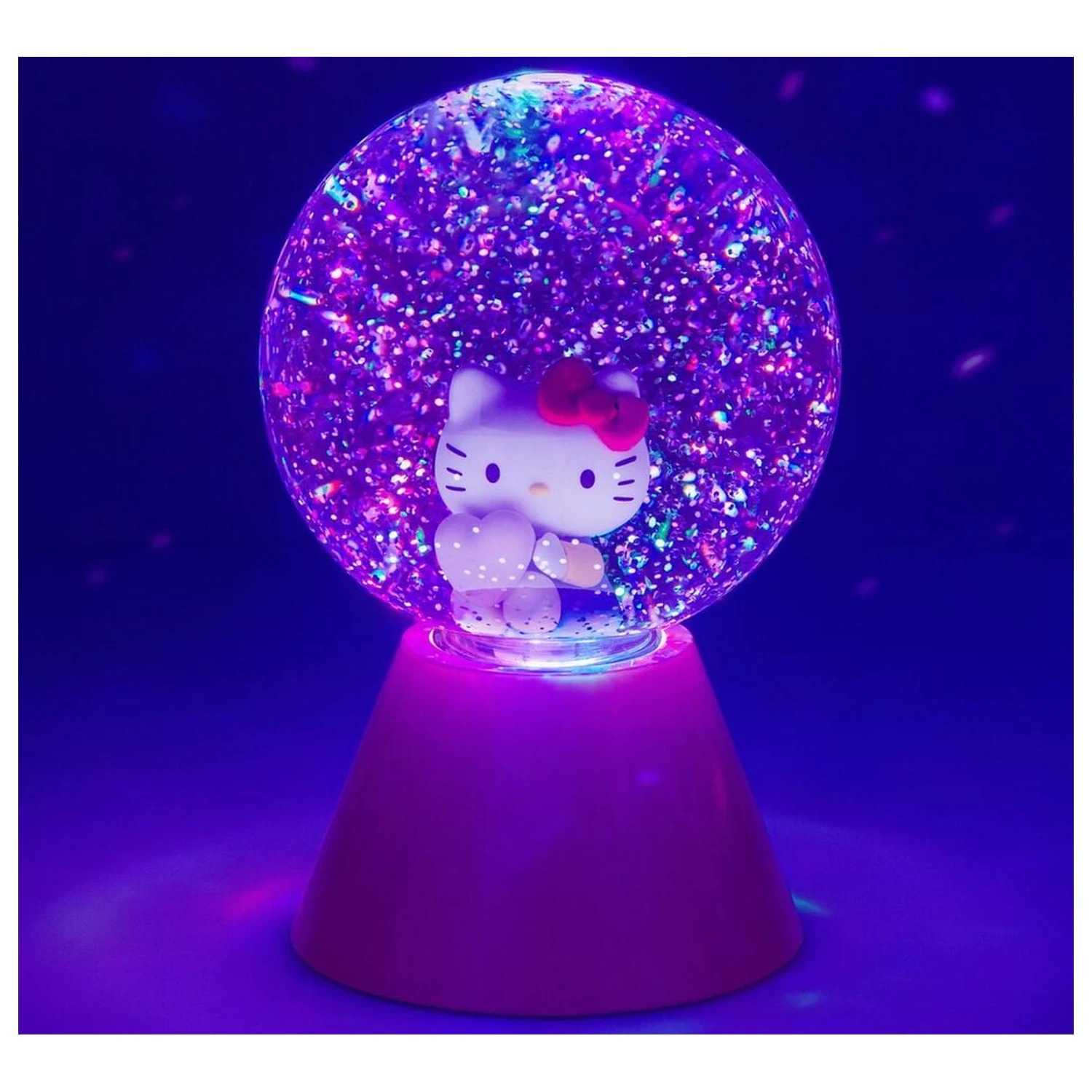 Hello Kitty Třpytivá LED Lampa fotografii produktu
