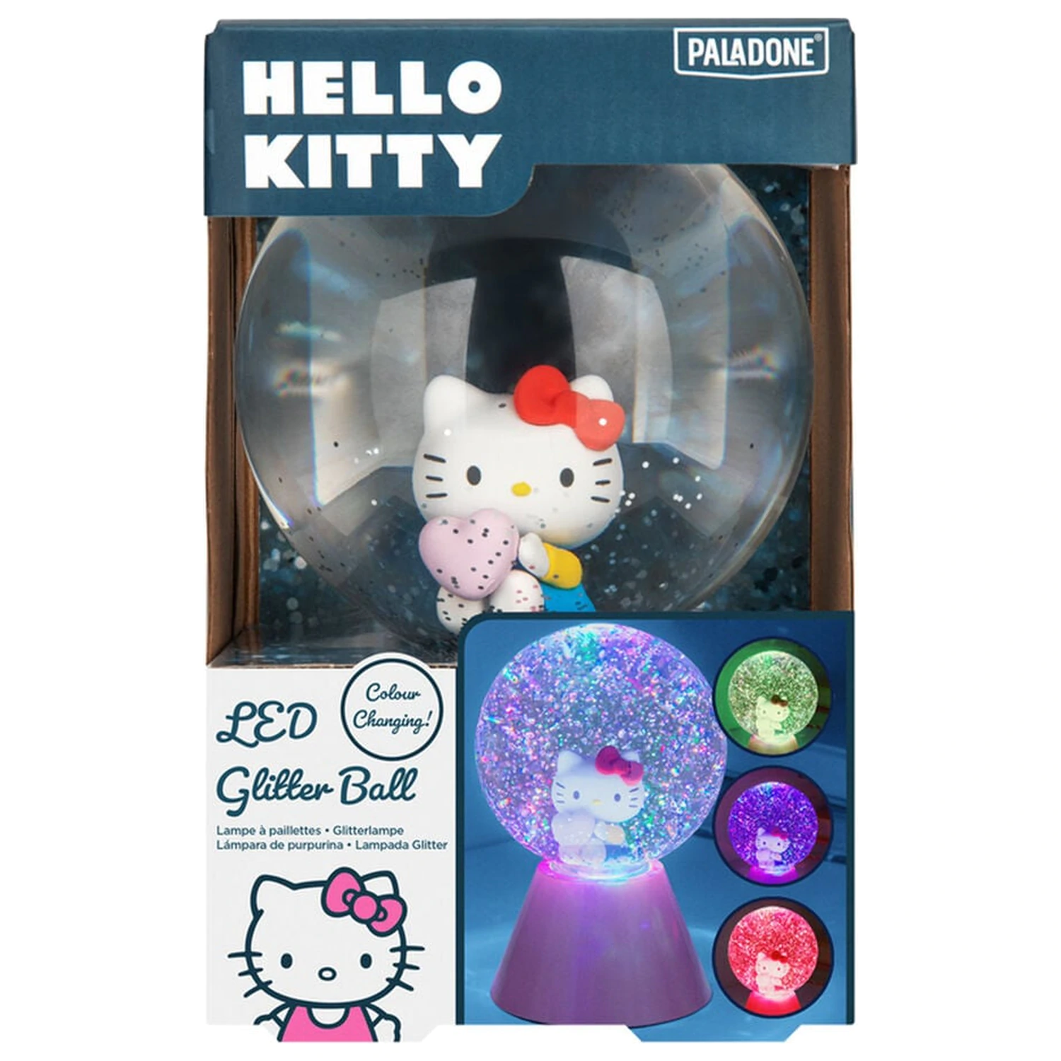 Hello Kitty Třpytivá LED Lampa fotografii produktu