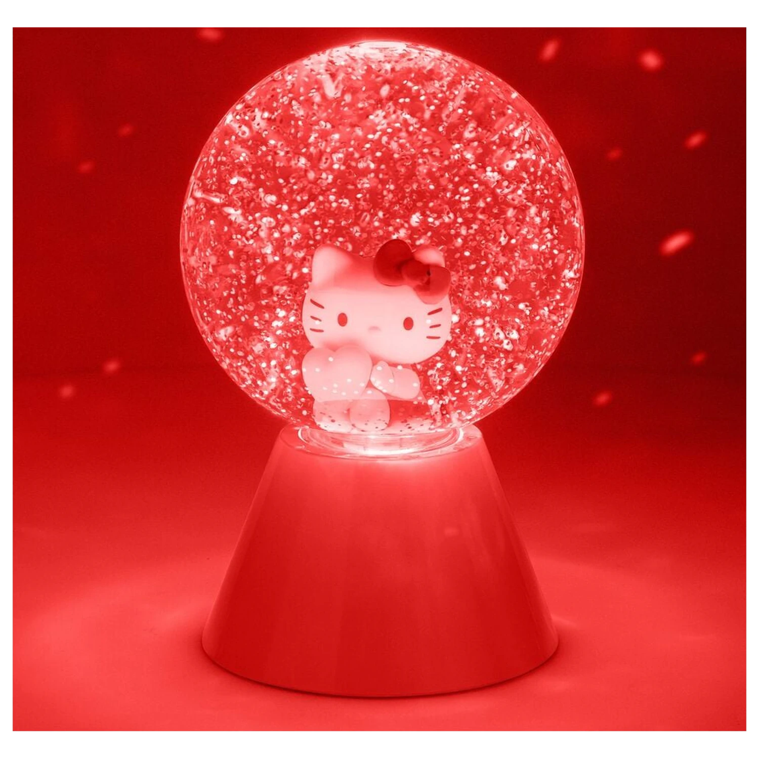 Hello Kitty Třpytivá LED Lampa fotografii produktu